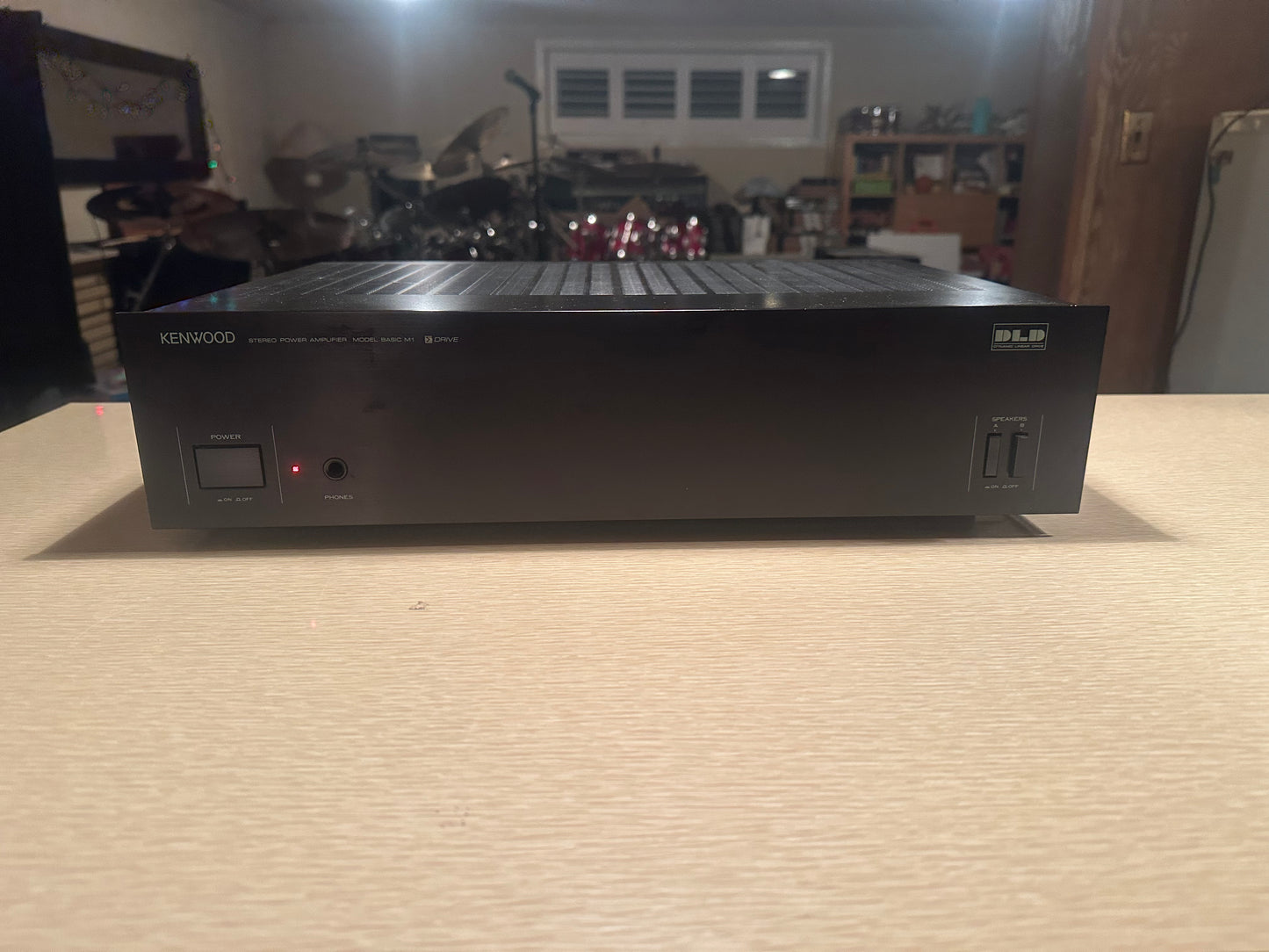 Kenwood Stereo Power Amplifier Model Basic M1 *Serviced* 105 WPC Very Rare 🔥