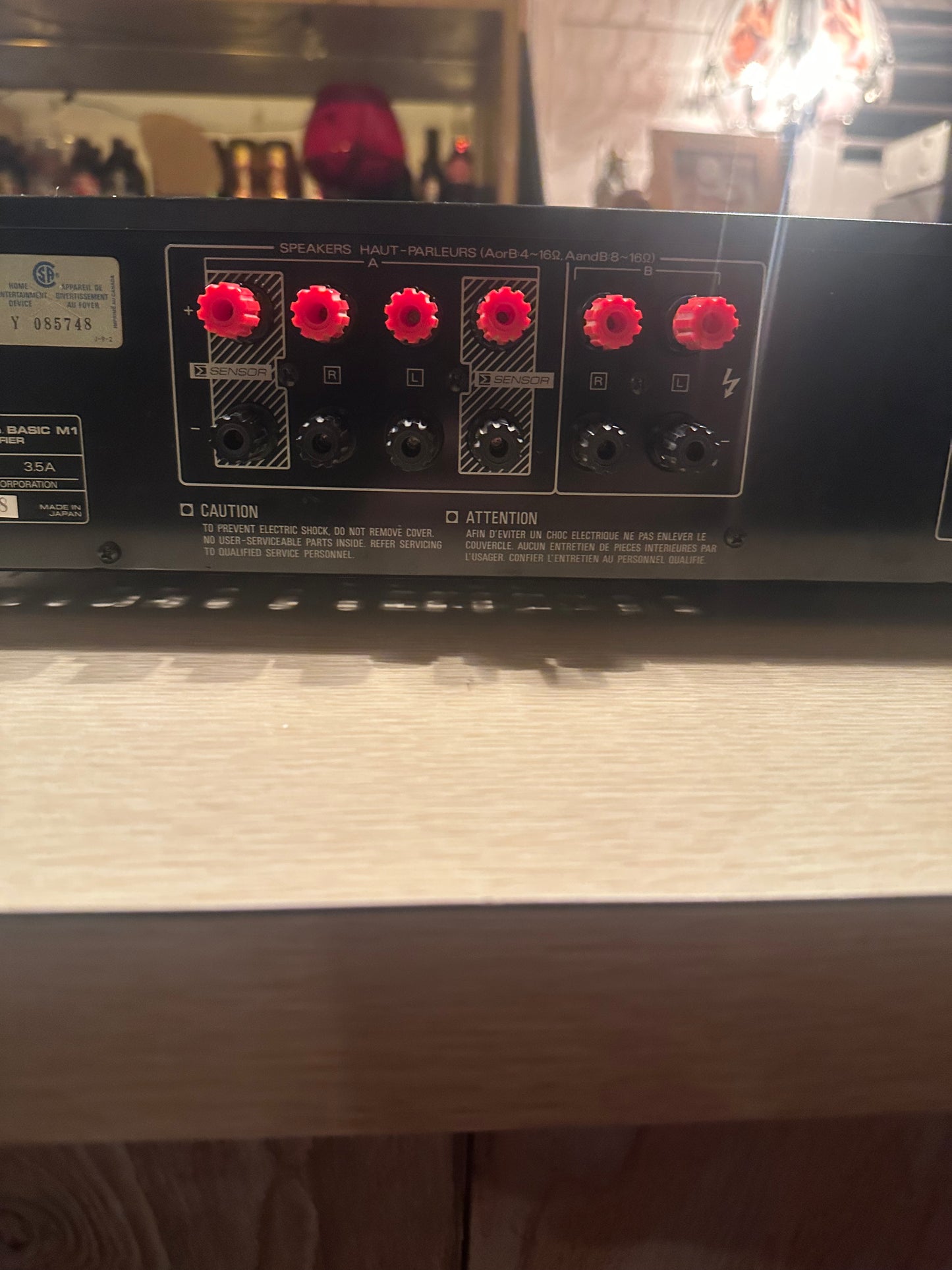 Kenwood Stereo Power Amplifier Model Basic M1 *Serviced* 105 WPC Very Rare 🔥