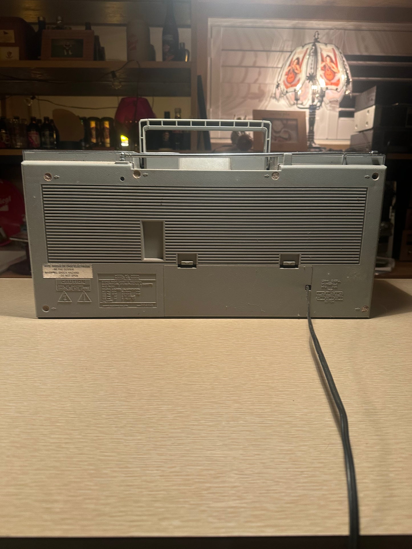 WORKS Sanyo Ghetto Blaster M-9815K Radio Cassette Player Boombox Fully Working