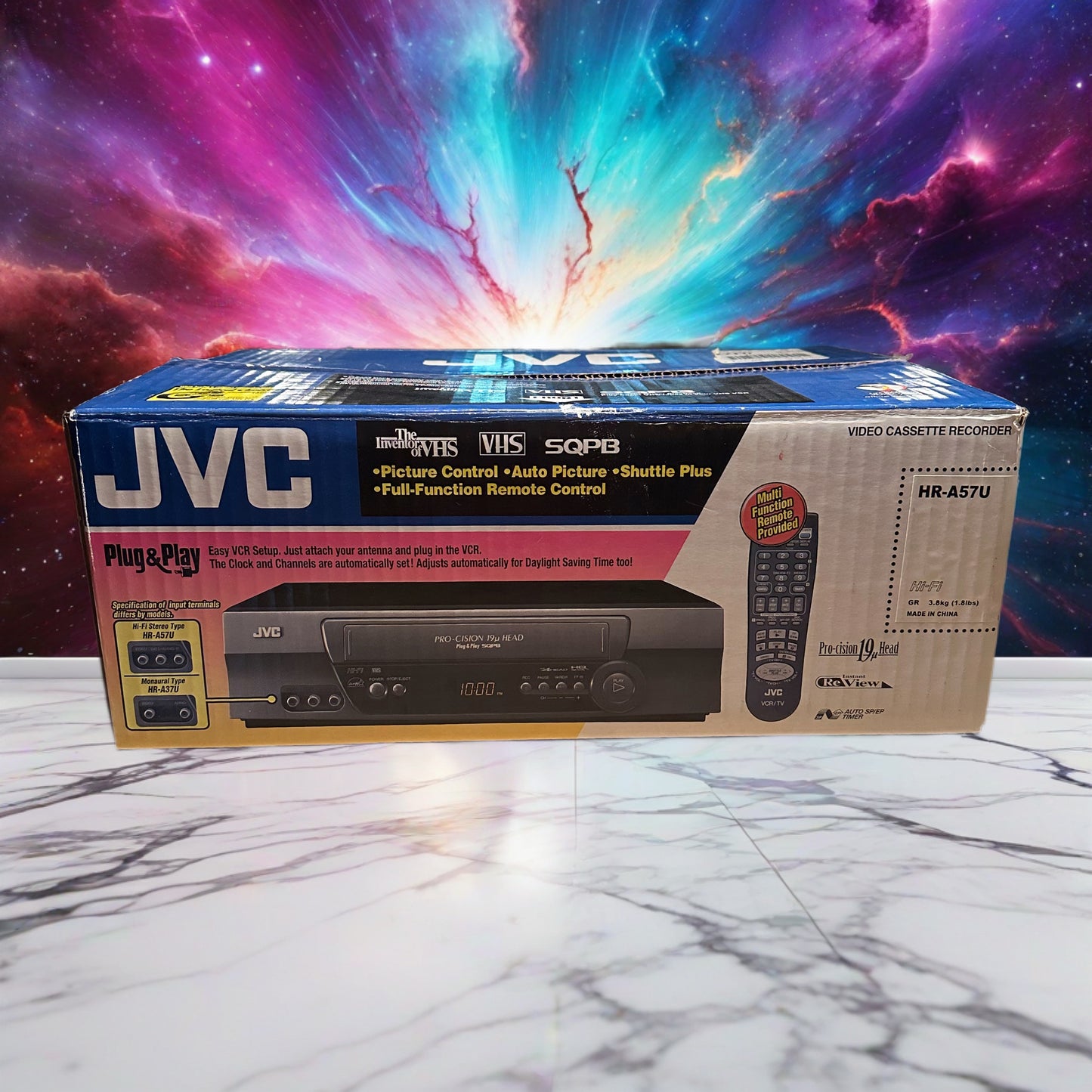 *New Open Box*  JVC Plug & Play VHS Player HR-A57U Retails $449 Very Rare🔥