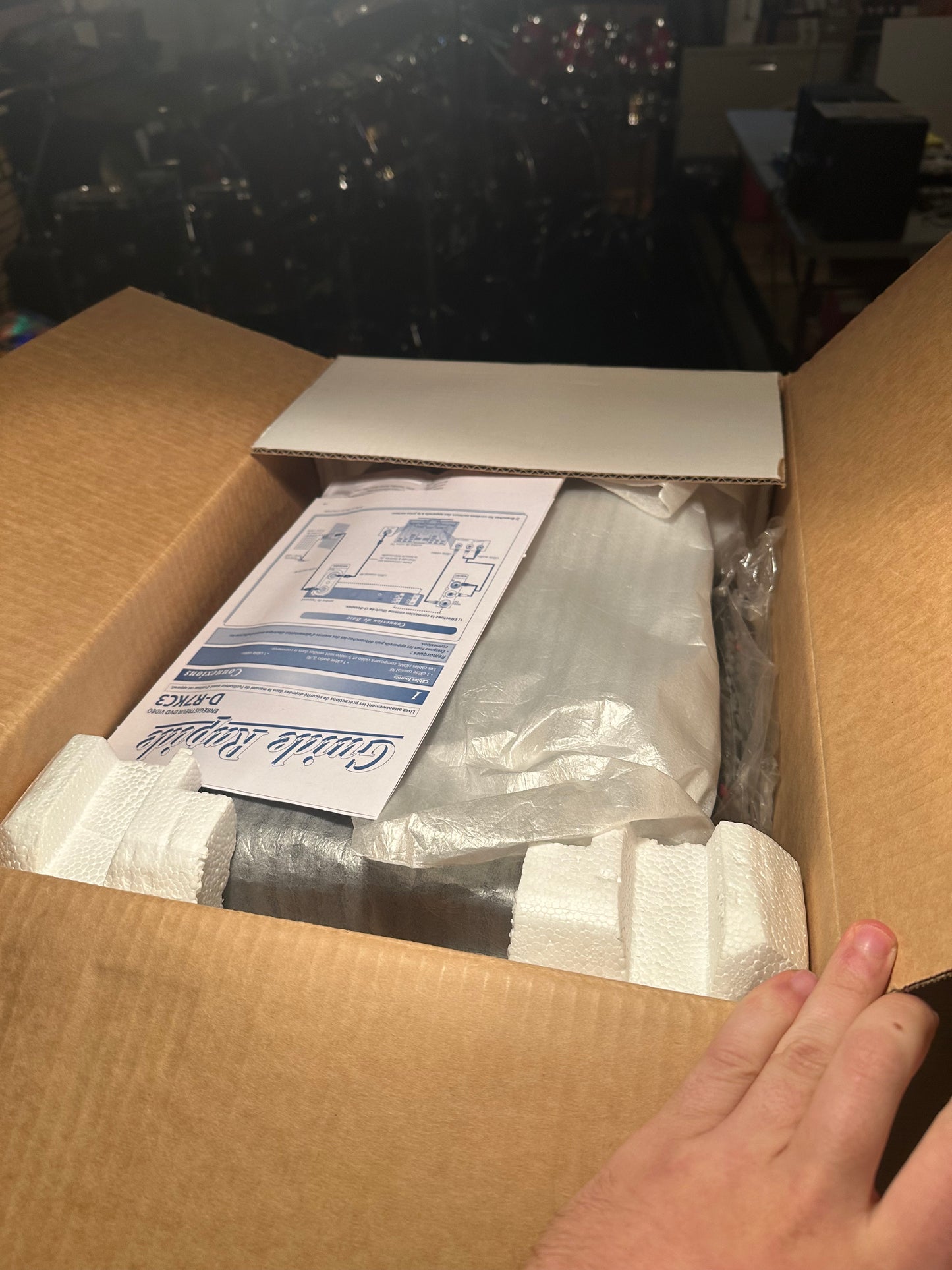 Toshiba DVD Recorder/Player D-R7 W/ HDMI W/ Remote 1080P Upscaling NEW OPEN BOX