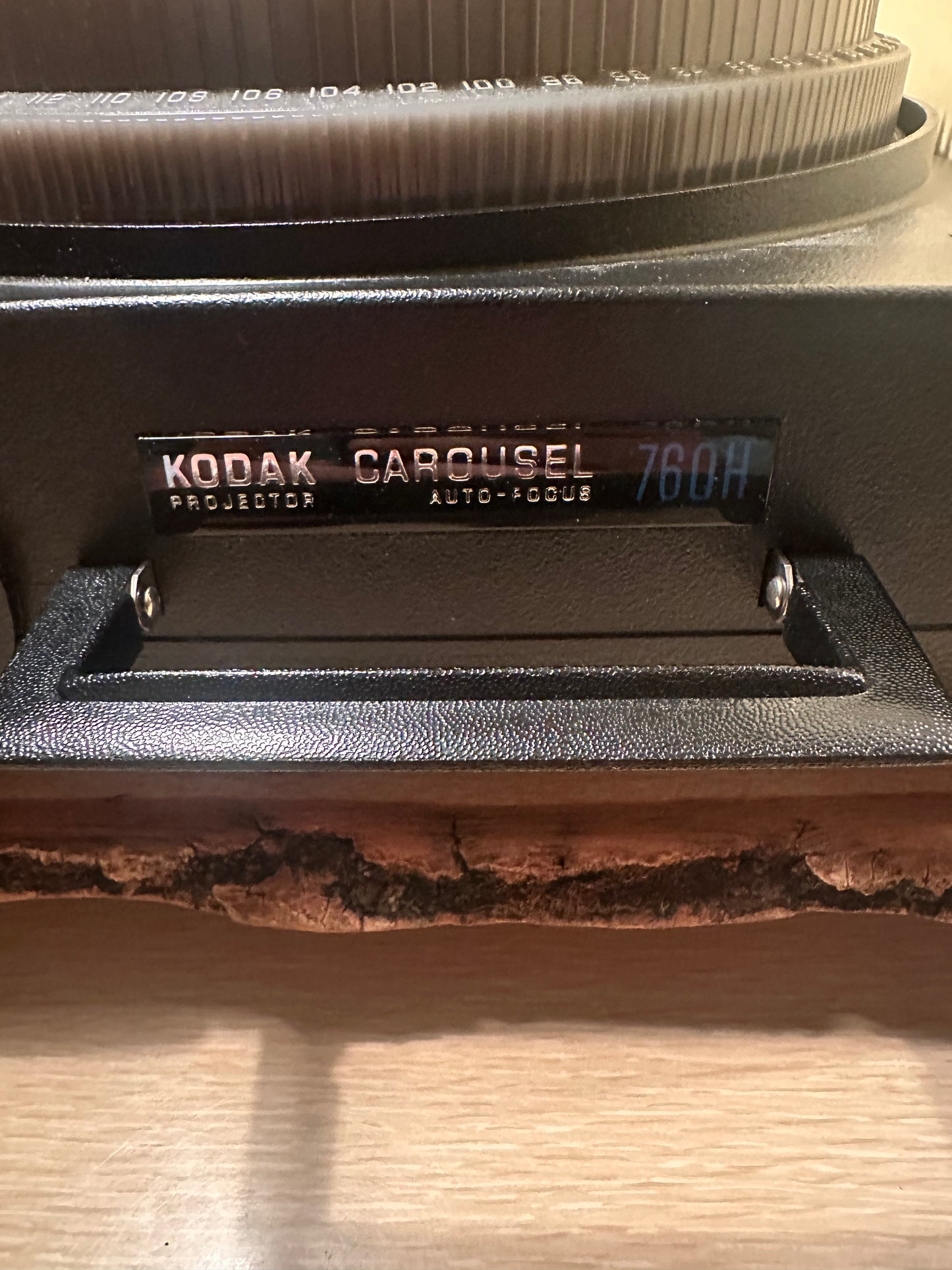 Kodak Carousel 760H Slide Projector Slide Trays Remote Leather Bag Slides Works!