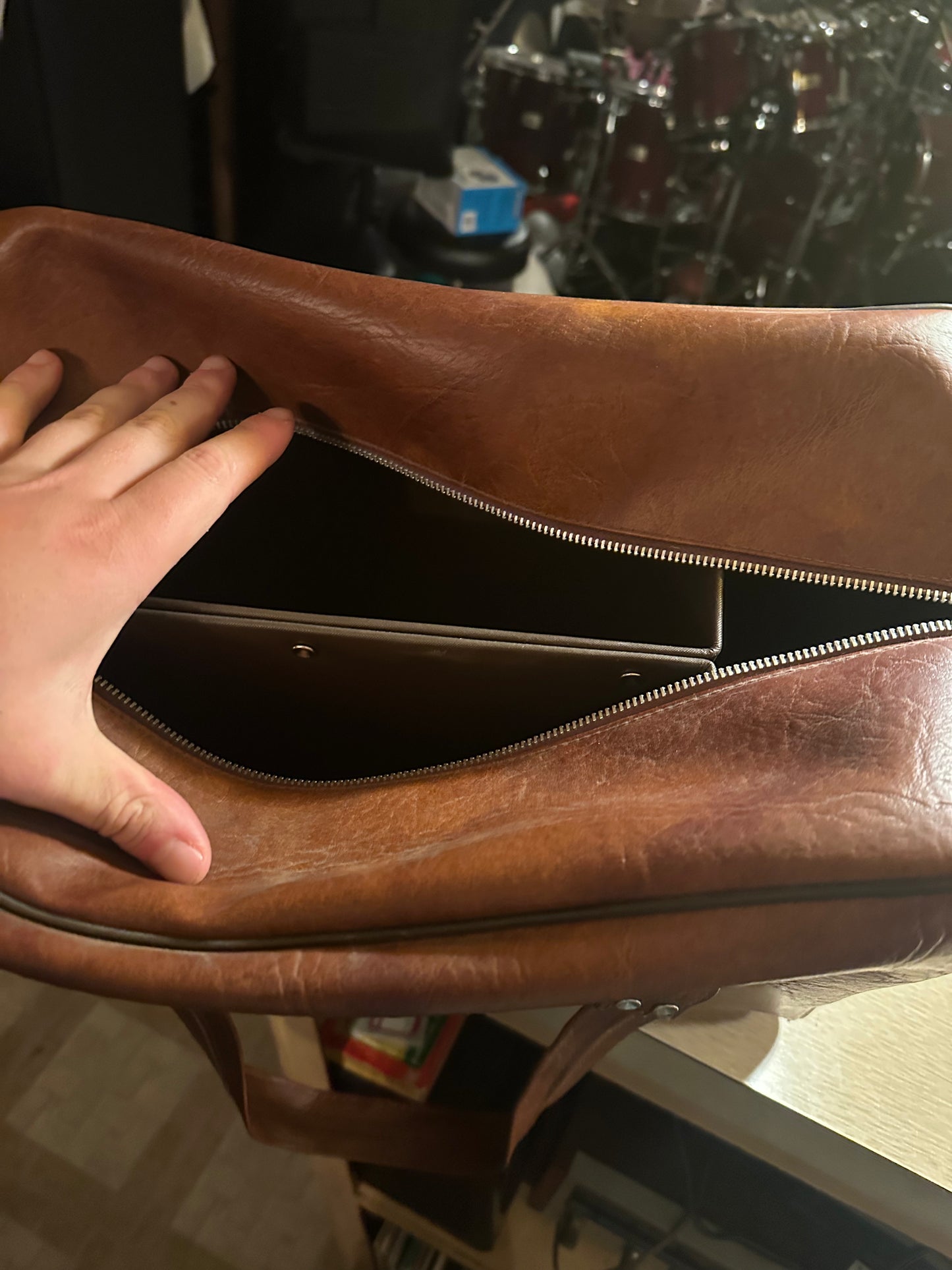 Kodak Carousel 760H Slide Projector Slide Trays Remote Leather Bag Slides Works!