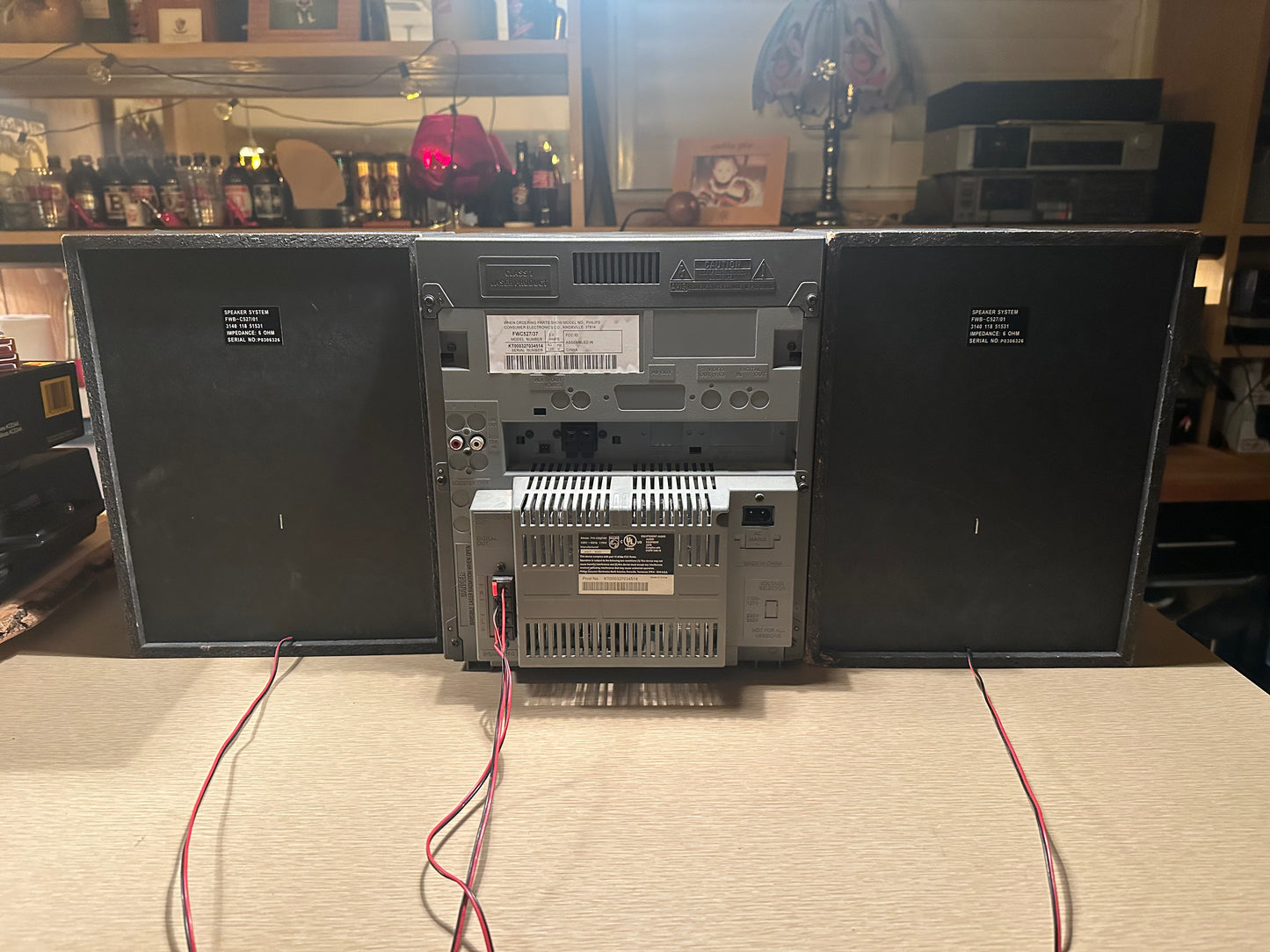 Philips FW-C527/37 Dual Cassettes 3 CD Changer Tested and Working