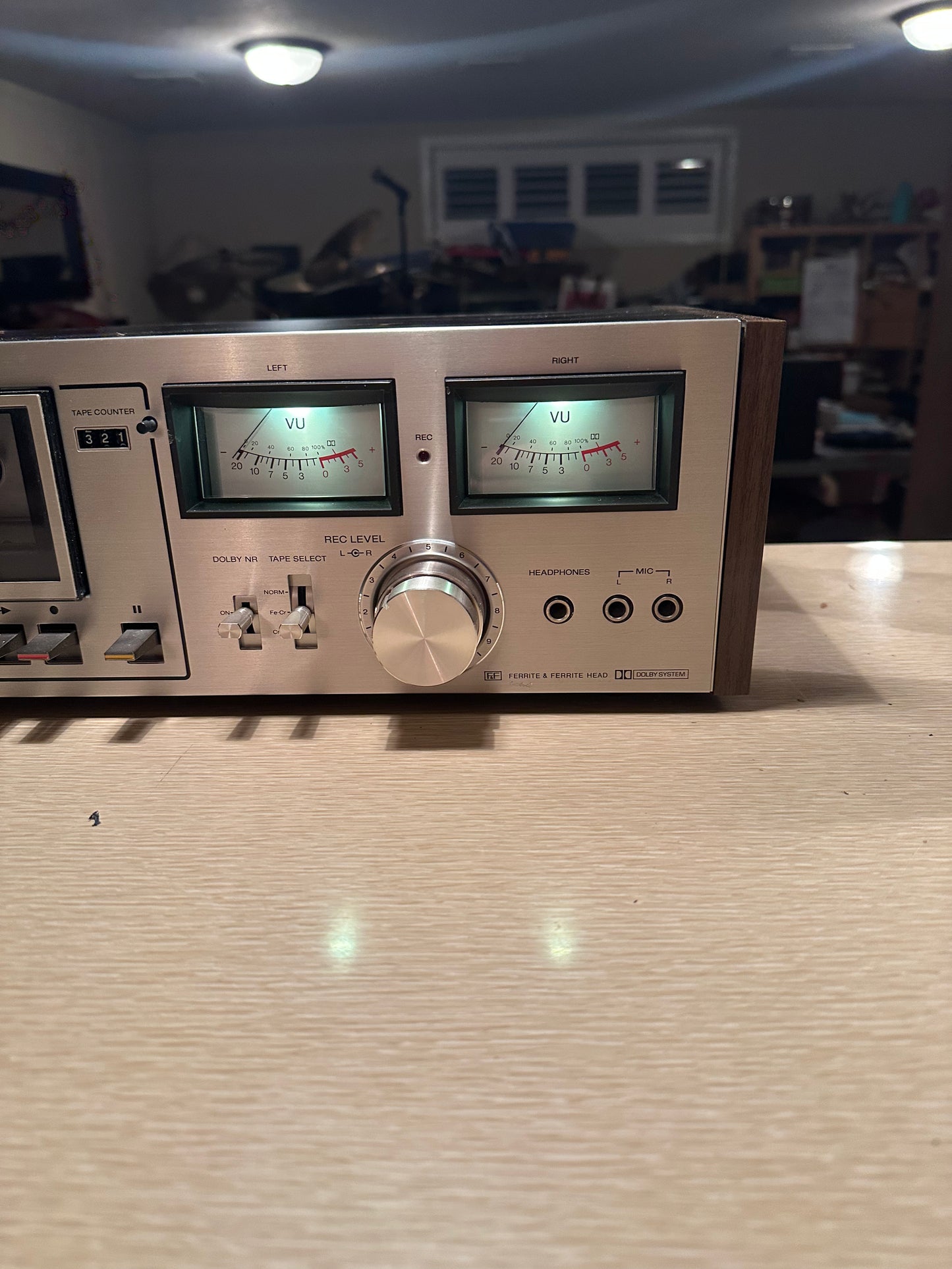 SONY TC-K2A Stereo Cassette Tape Deck Player Recorder Silver Japan *Serviced*