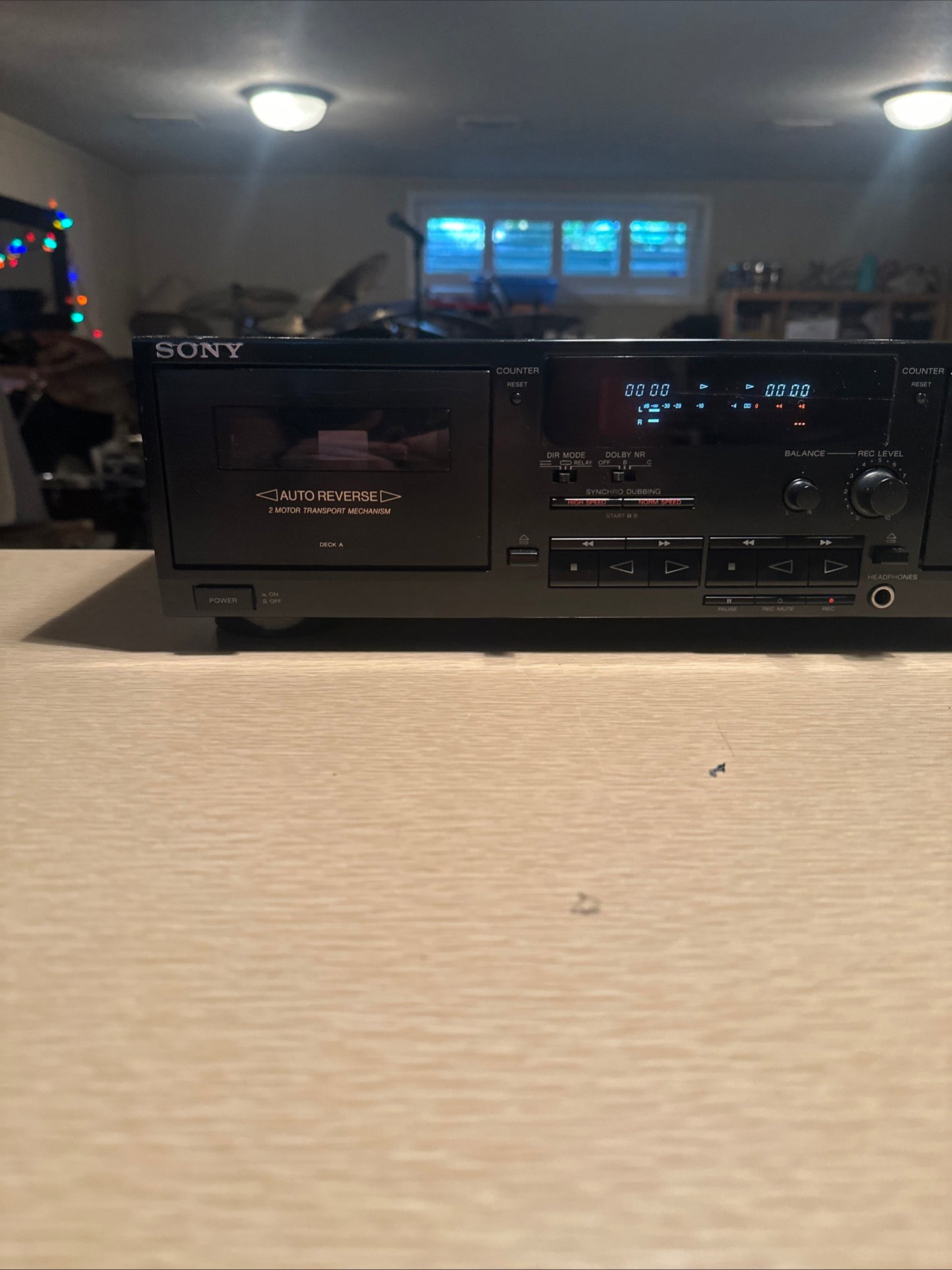 Vintage Sony TC-WR590 Stereo Cassette Dual Tape Deck - *Serviced* New Belts