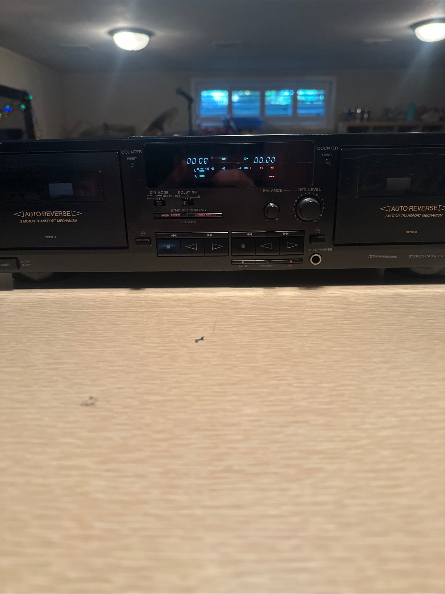 Vintage Sony TC-WR590 Stereo Cassette Dual Tape Deck - *Serviced* New Belts