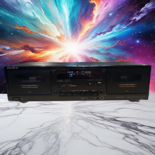 Vintage Sony TC-WR590 Stereo Cassette Dual Tape Deck - *Serviced* New Belts