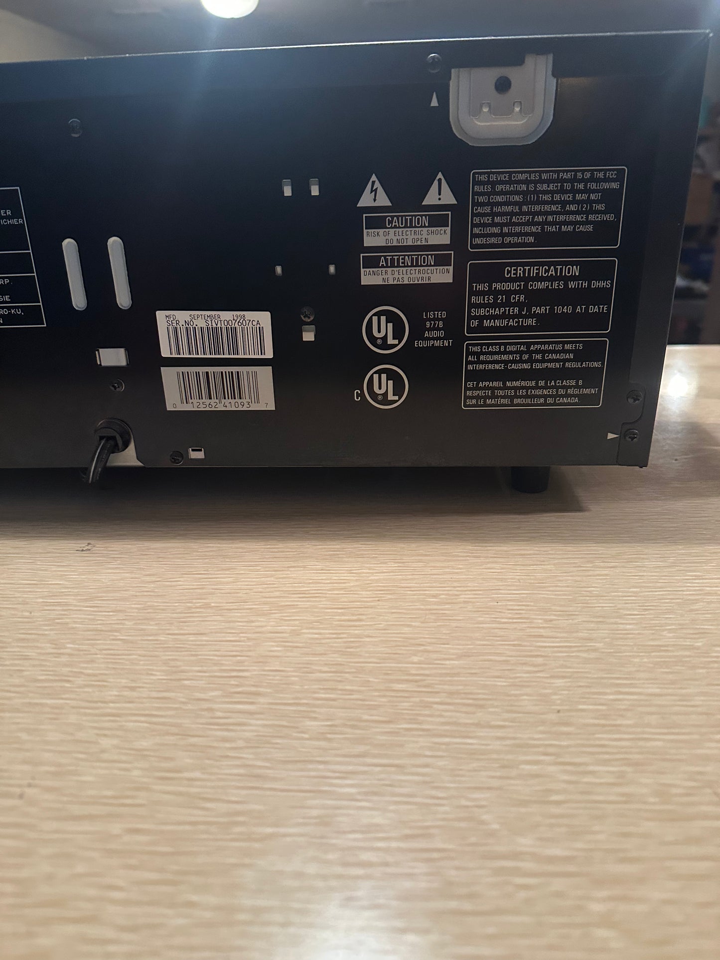 Pioneer / PD-F407 / File-Type Compact Disc Player / 25 Disc / Tested *Serviced*