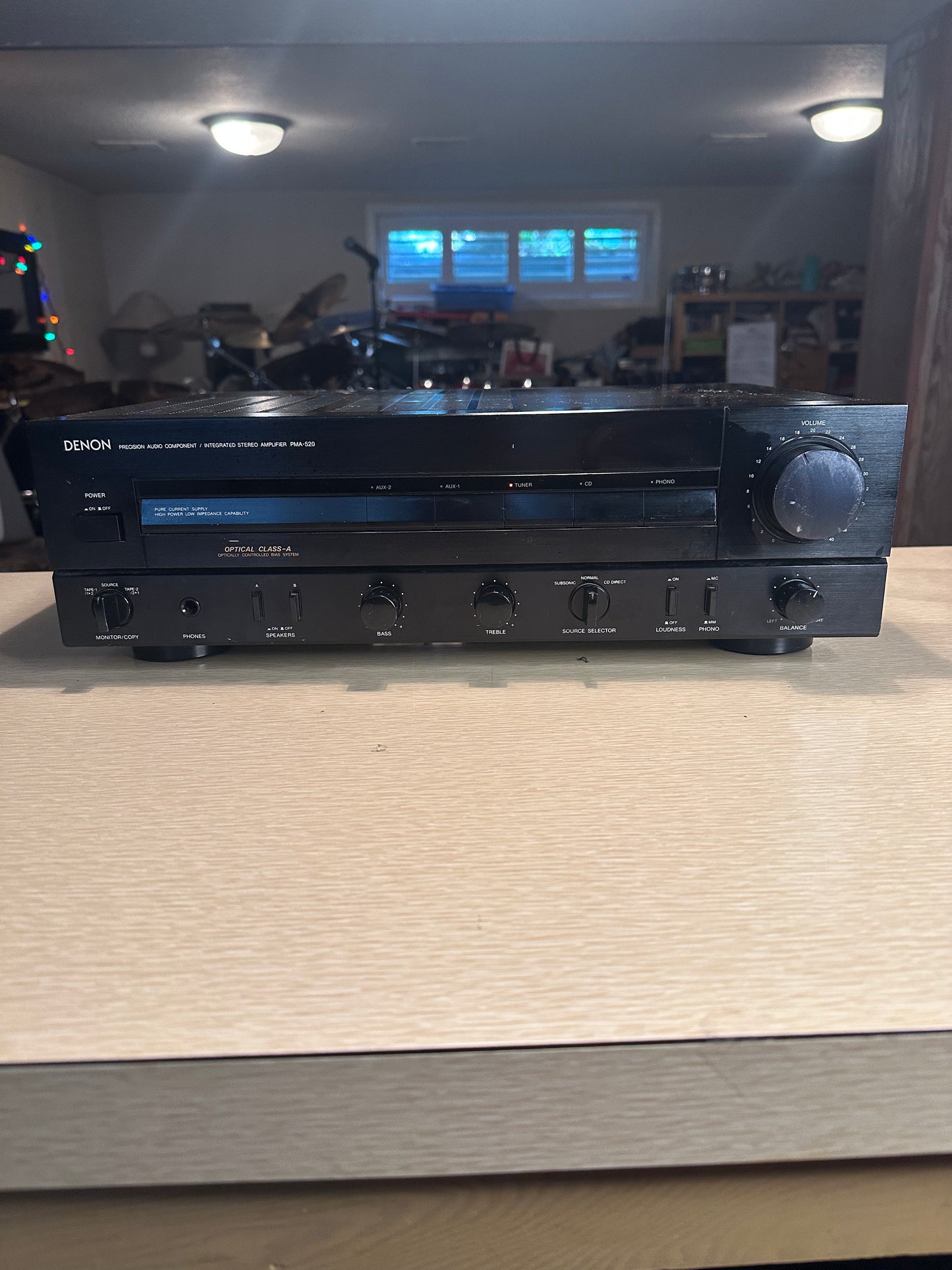 Vintage Denon PMA- 520 Integrated Stereo Amplifier *Serviced* High Fidelity