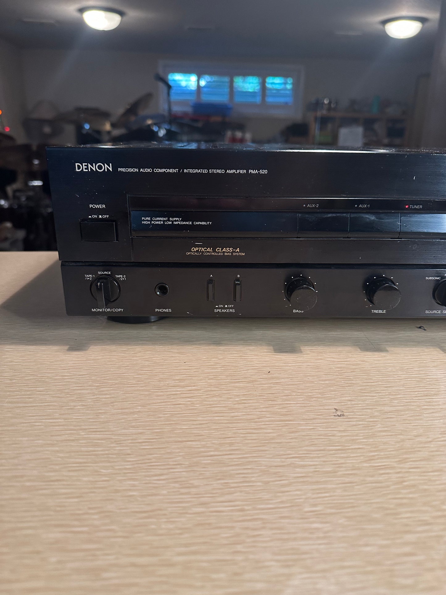 Vintage Denon PMA- 520 Integrated Stereo Amplifier *Serviced* High Fidelity