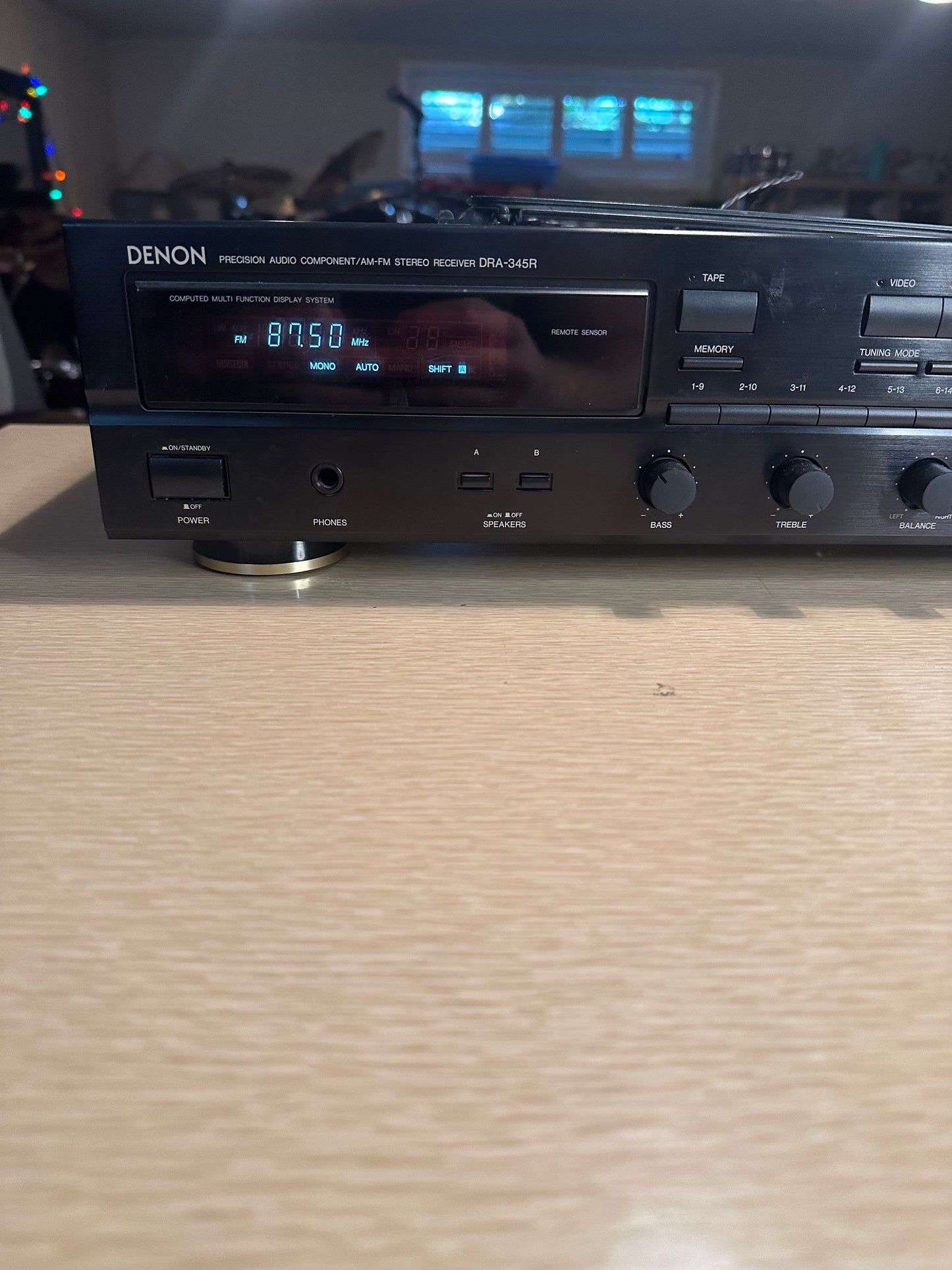 Vintage Denon DRA-345R AM/FM Receiver Amplifier *Serviced* Rare High Fidelity🔥