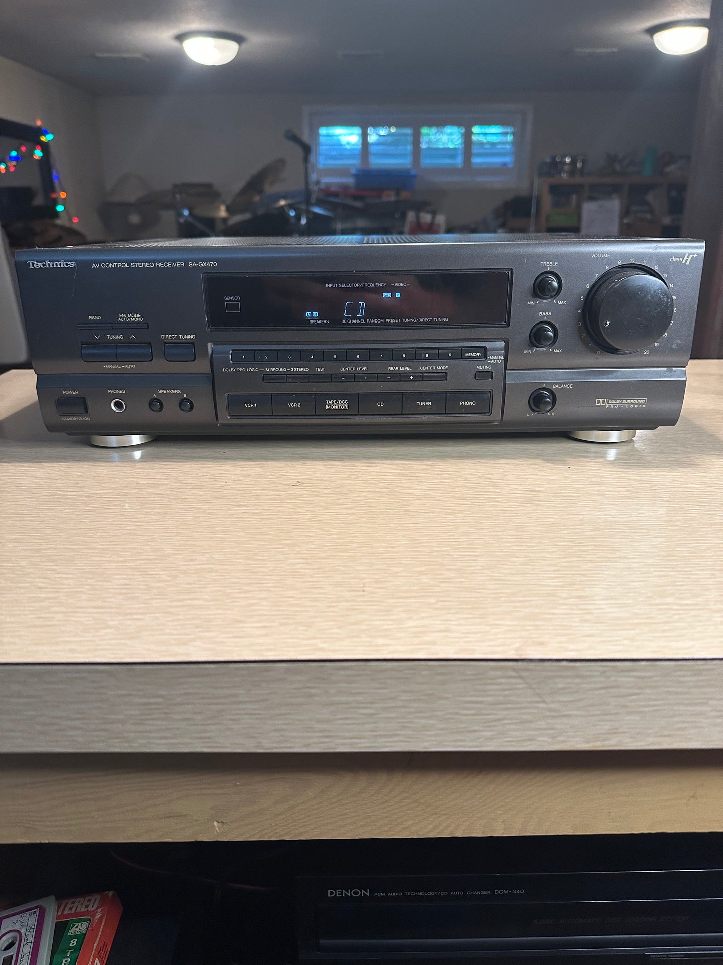 Technics SA-GX470 AV Control Stereo Receiver – Used, Fully Working *Serviced*