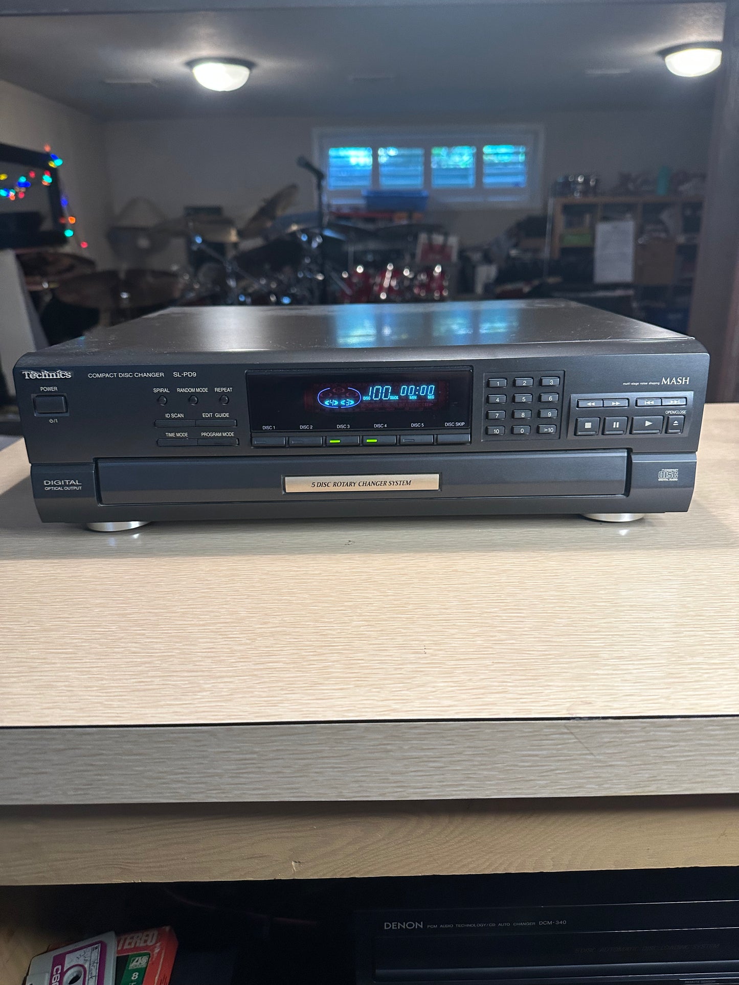 Technics SL-PD9 CD Changer 5 Compact Disc Player HiFi Stereo Vintage *Serviced*