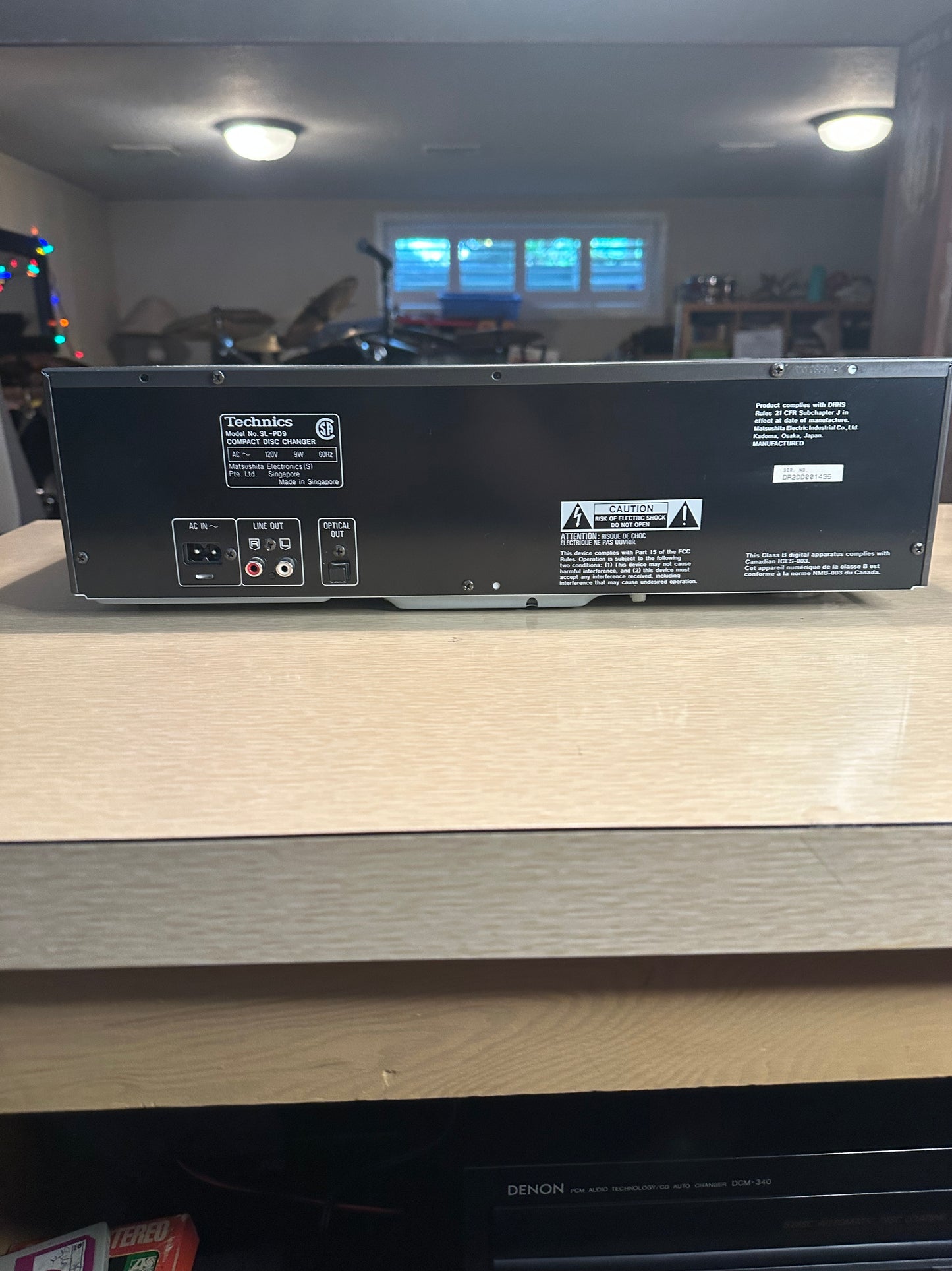 Technics SL-PD9 CD Changer 5 Compact Disc Player HiFi Stereo Vintage *Serviced*