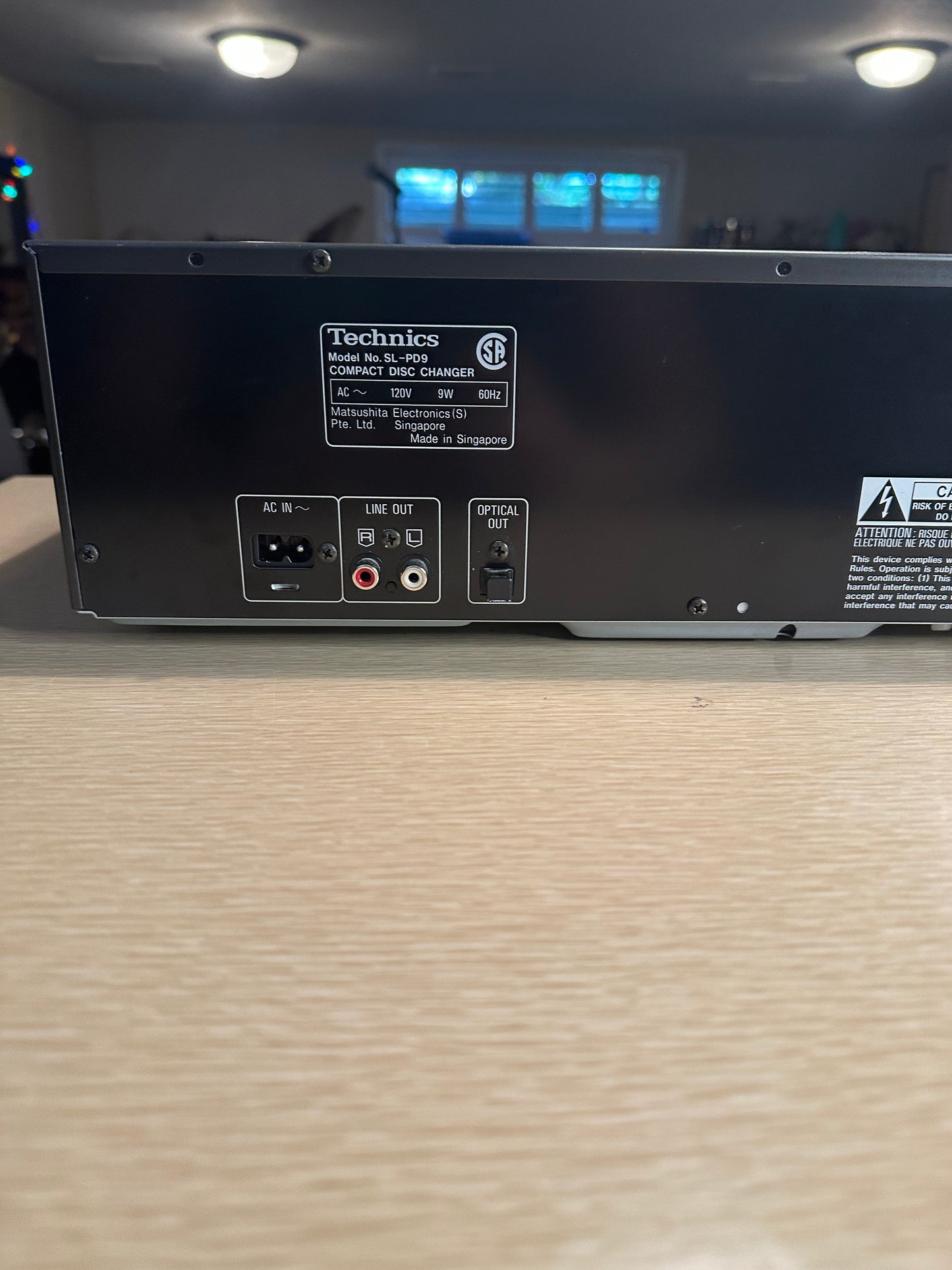 Technics SL-PD9 CD Changer 5 Compact Disc Player HiFi Stereo Vintage *Serviced*