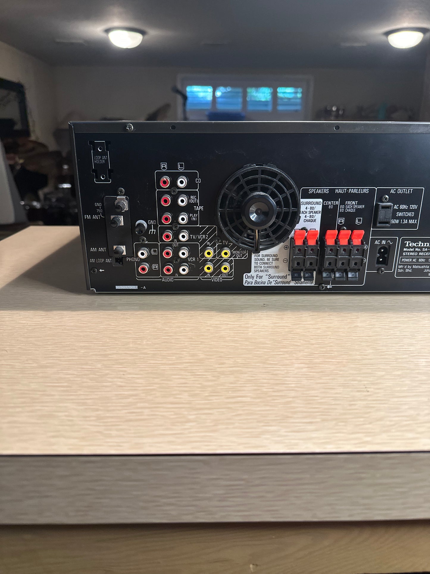 Tested HI-FI Technics SA-G76 5-Channel AV Stereo Receiver Class H Plus Serviced