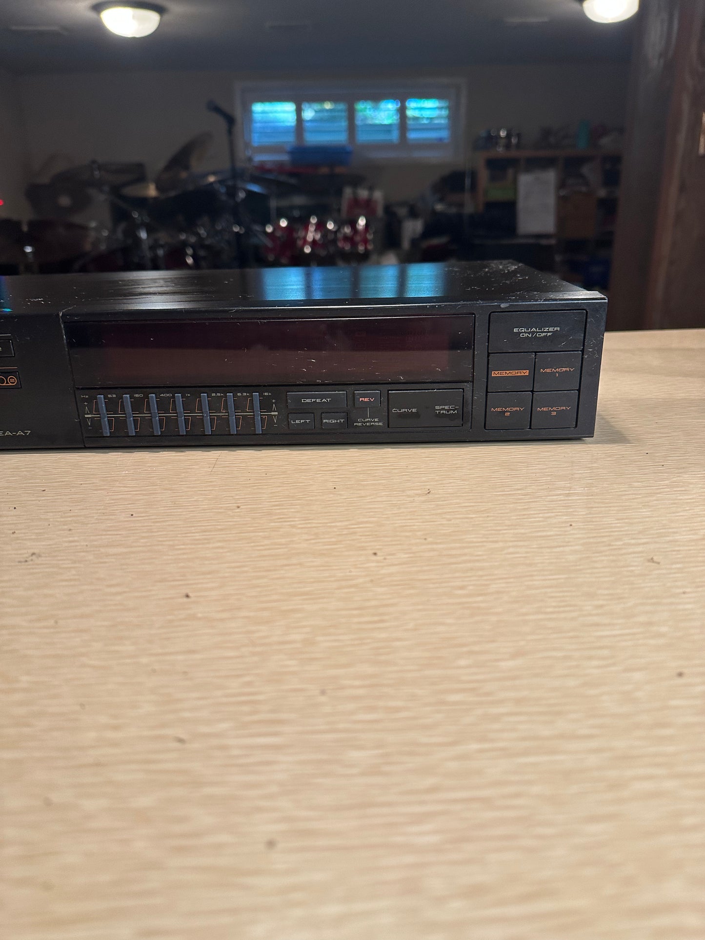 AKAI EA-A7 Computer Graphic Equalizer - Black - Made in Japan - Untested Read