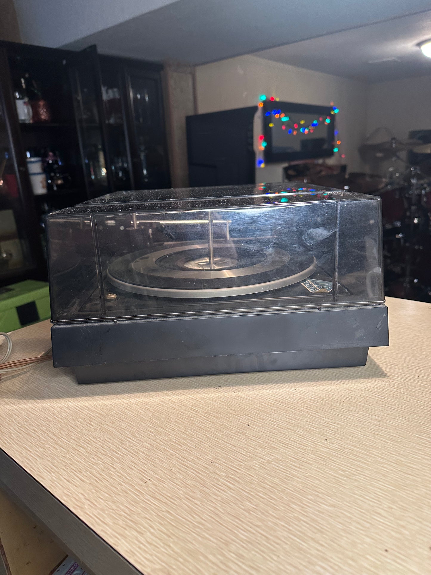 Vtg SEARS SOLID STATE BSR TURNTABLE RECORD PLAYER STEREO Model 3733