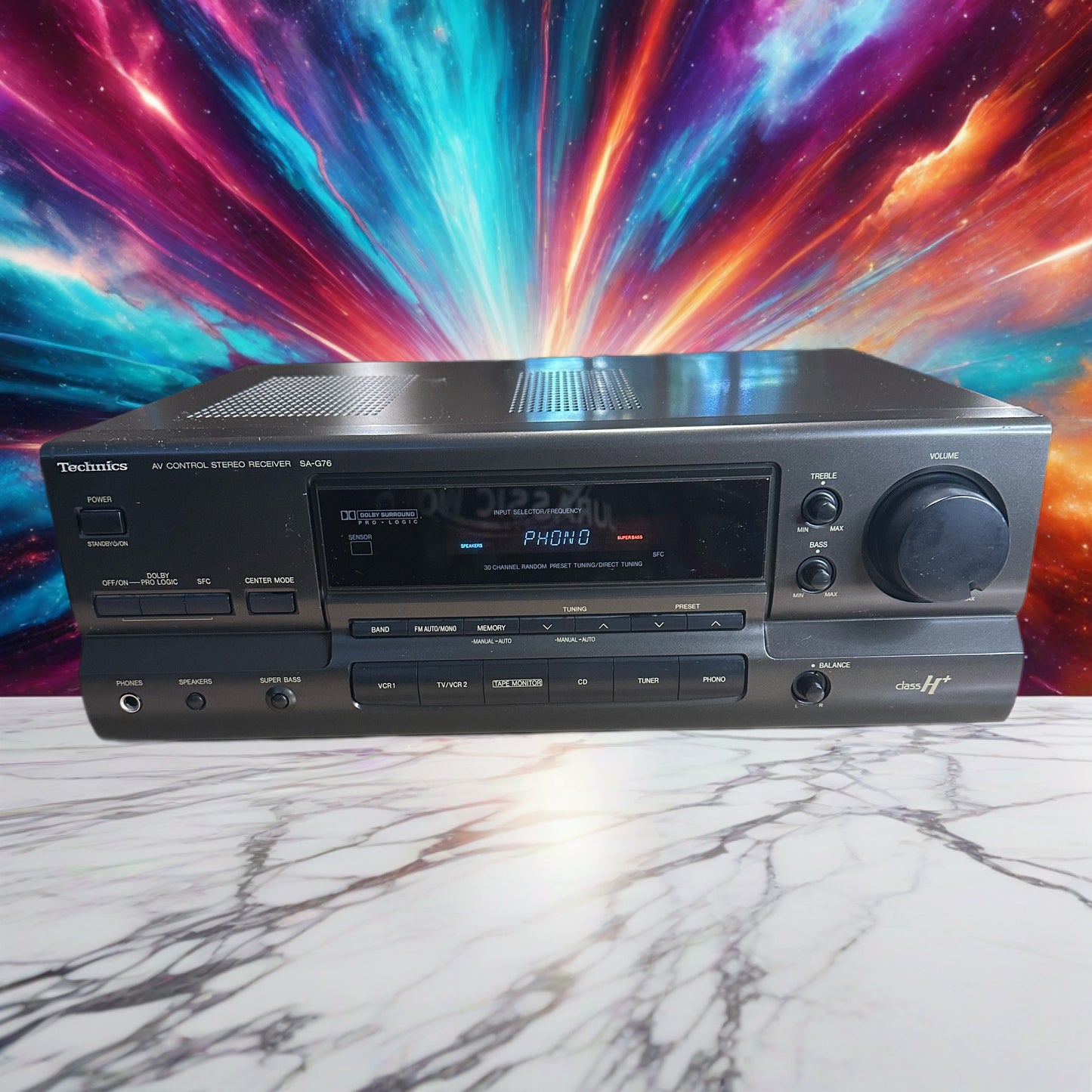 Tested HI-FI Technics SA-G76 5-Channel AV Stereo Receiver Class H Plus Serviced