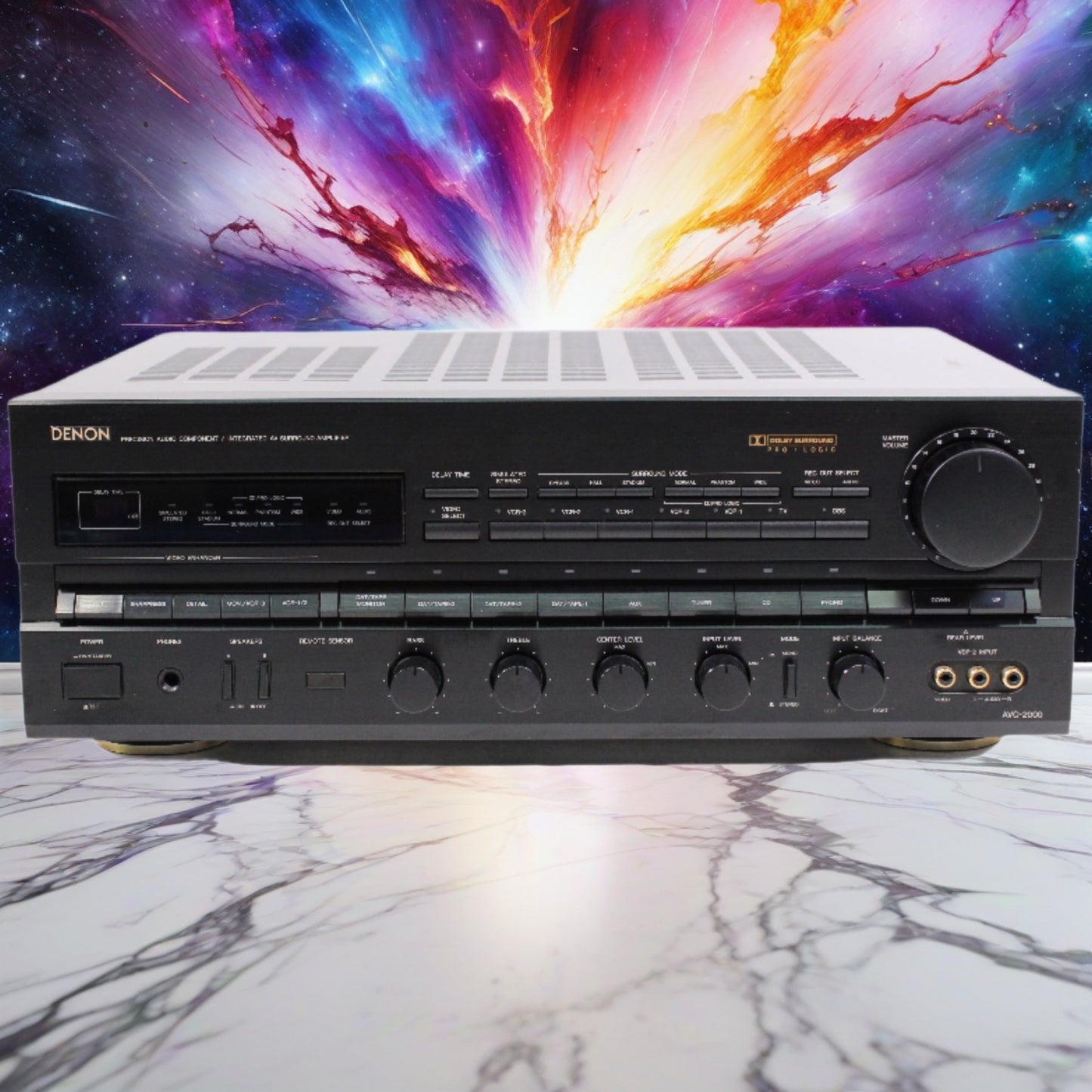 Denon AVC-2000 Precision Audio Integrated AV Surround Amplifier *Serviced* Rare