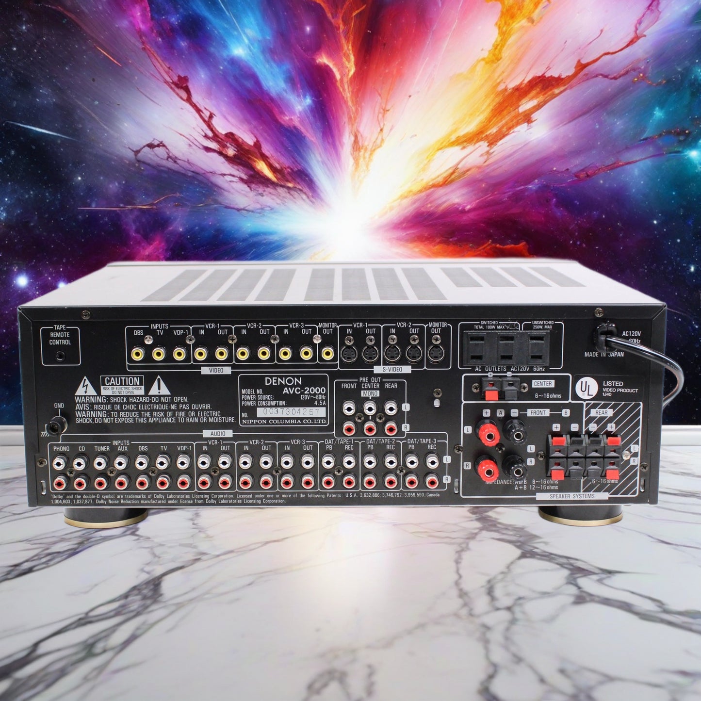 Denon AVC-2000 Precision Audio Integrated AV Surround Amplifier *Serviced* Rare