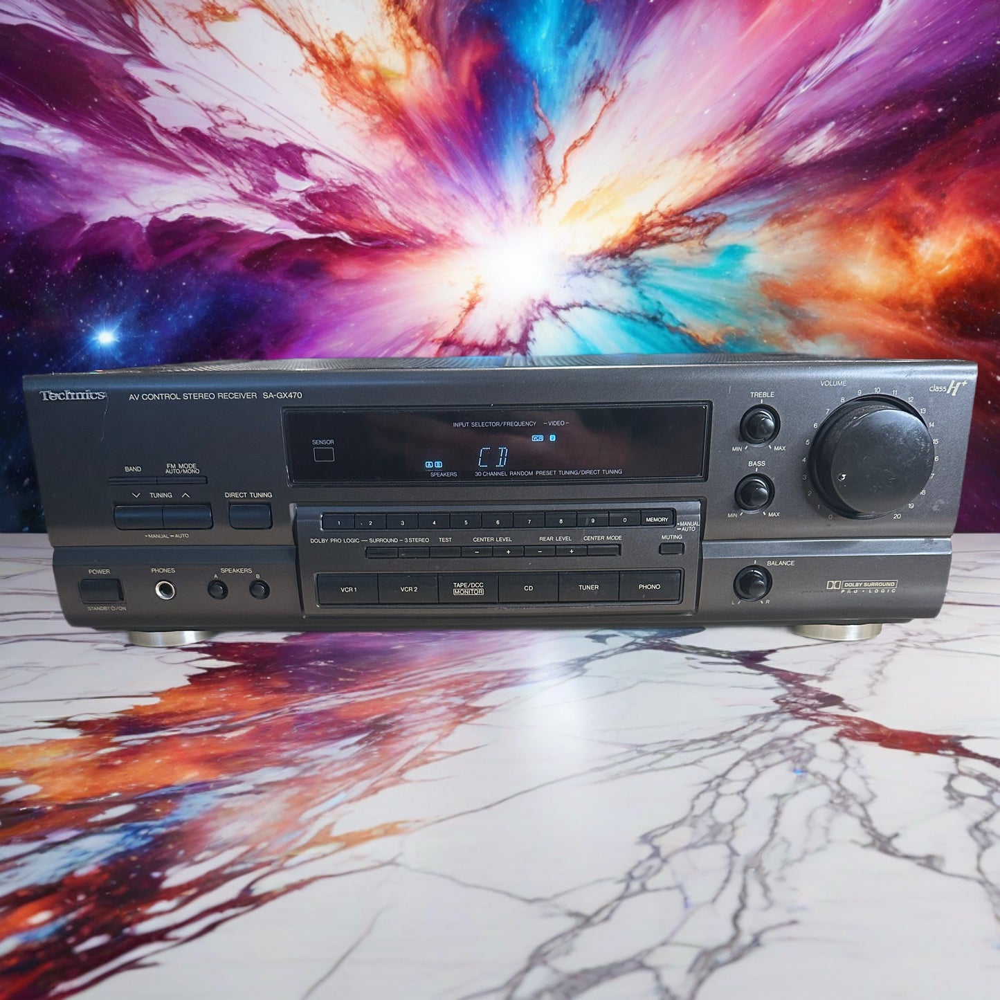 Technics SA-GX470 AV Control Stereo Receiver – Used, Fully Working *Serviced*