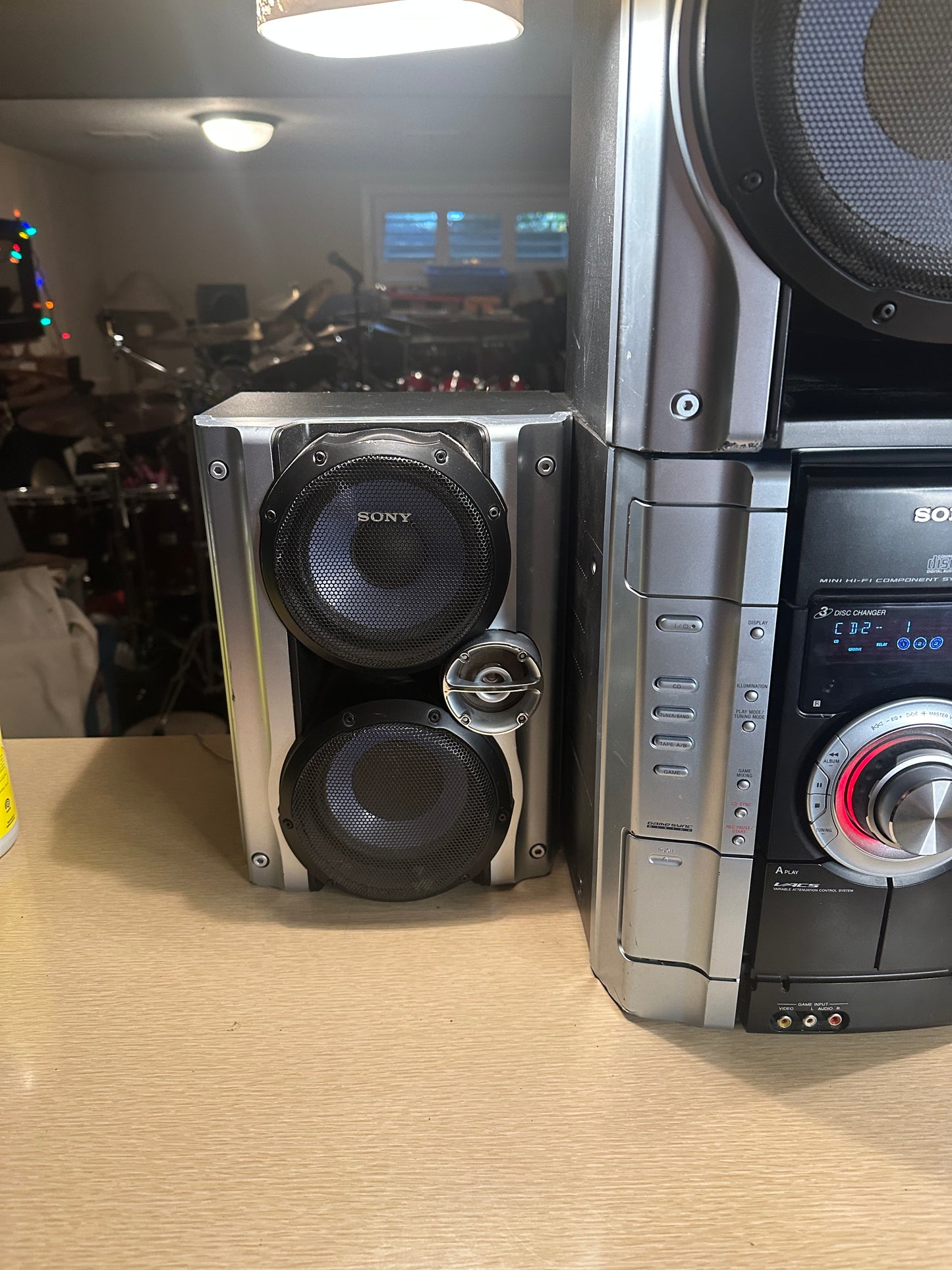 Sony MHC-GX450 Stereo System 🎶 3-CD, Dual Tape, Mini Hi-Fi Component