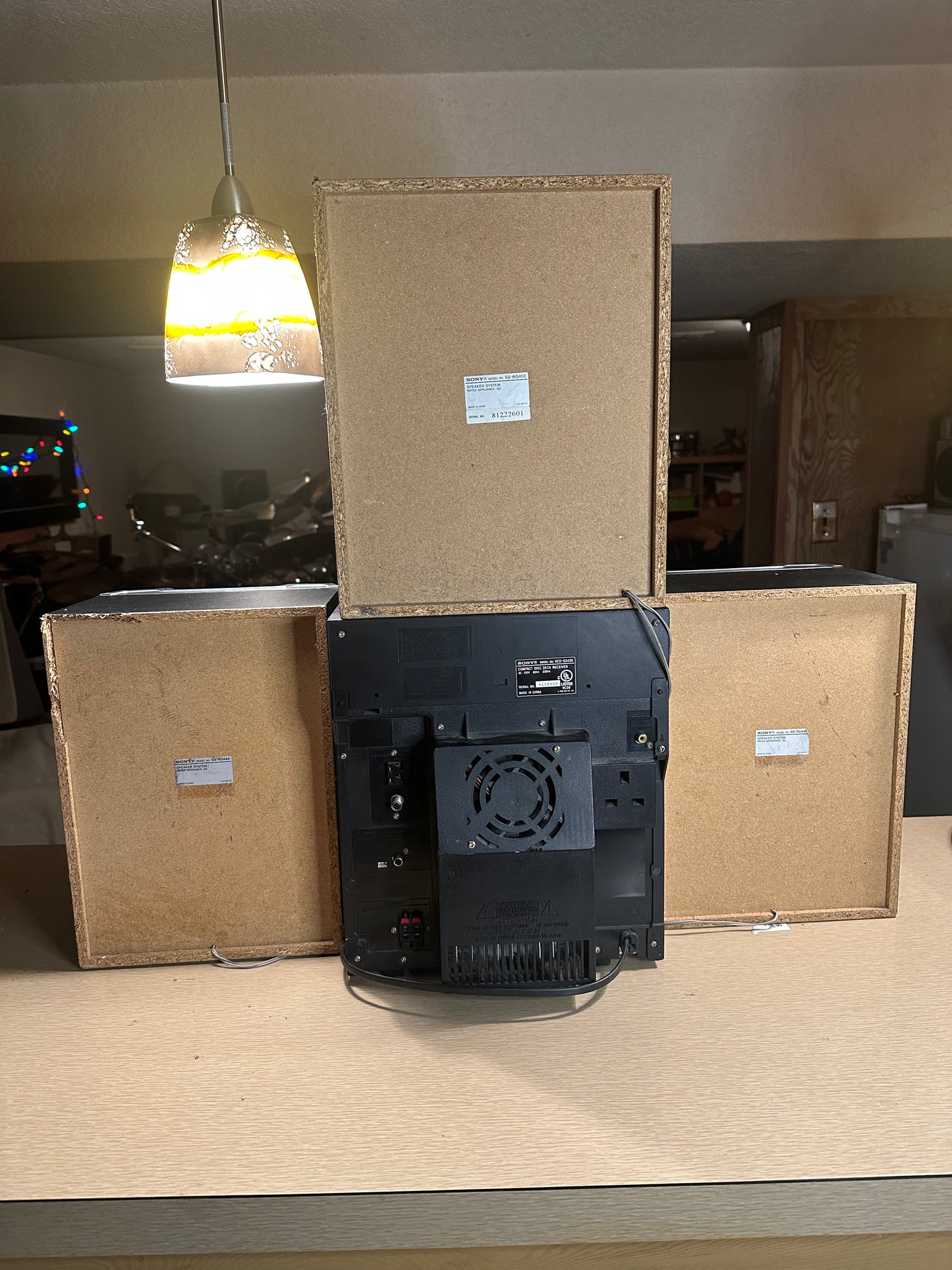 Sony MHC-GX450 Stereo System 🎶 3-CD, Dual Tape, Mini Hi-Fi Component