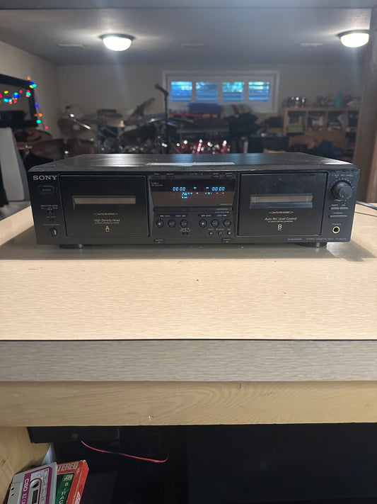 Sony TC-WE475 Dual Cassette Deck Auto Reverse Player Recorder with Pitch Control