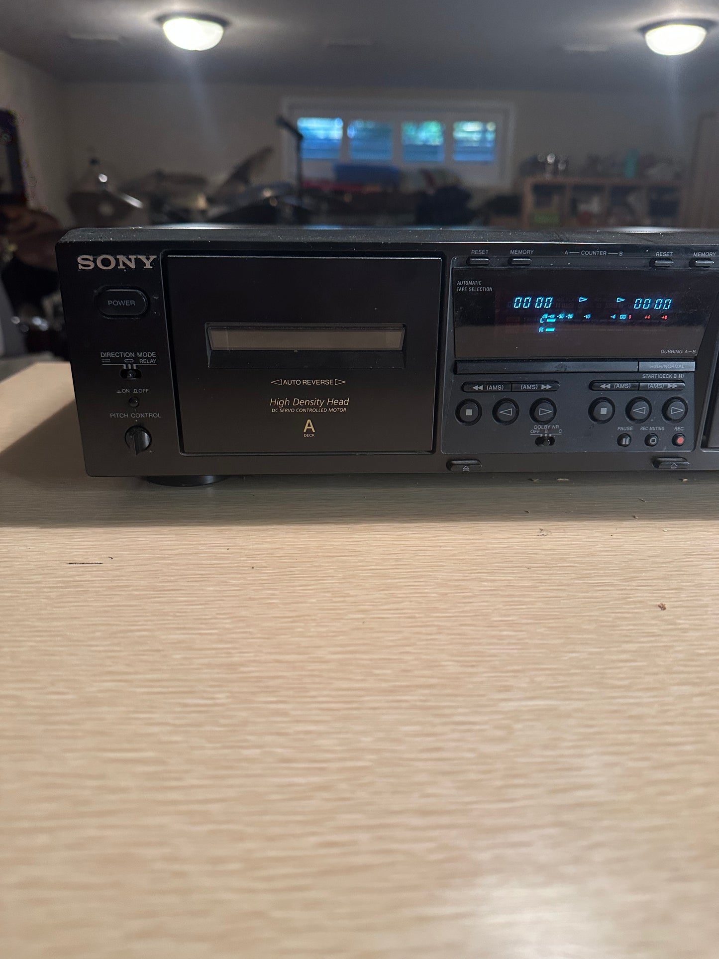 Sony TC-WE475 Dual Cassette Deck Auto Reverse Player Recorder with Pitch Control