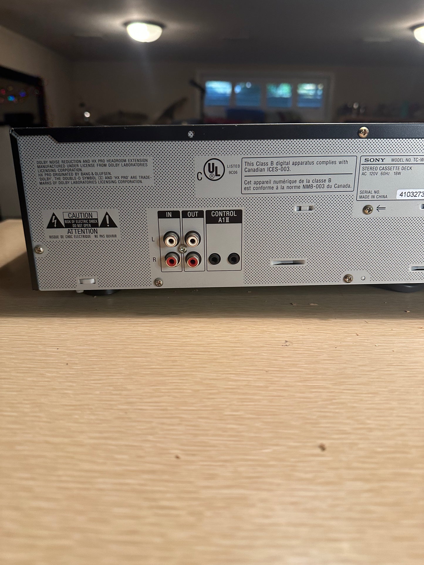 Sony TC-WE475 Dual Cassette Deck Auto Reverse Player Recorder with Pitch Control