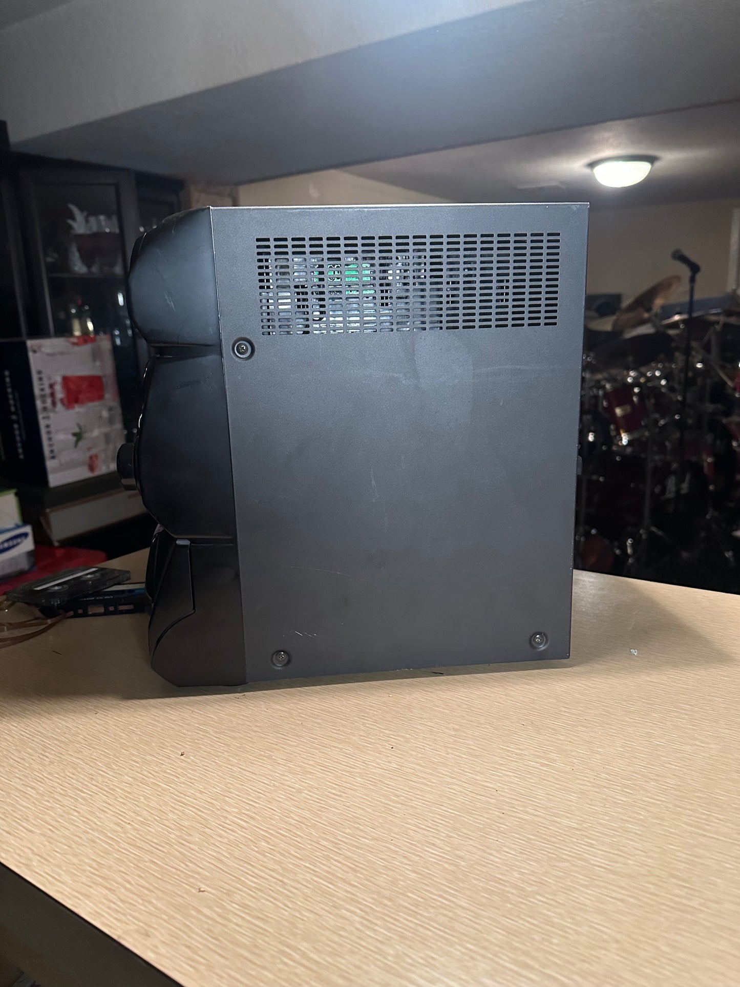 Panasonic Radio Stereo System Boombox SA-AK40 5 CD Changer dual Tape Only Works