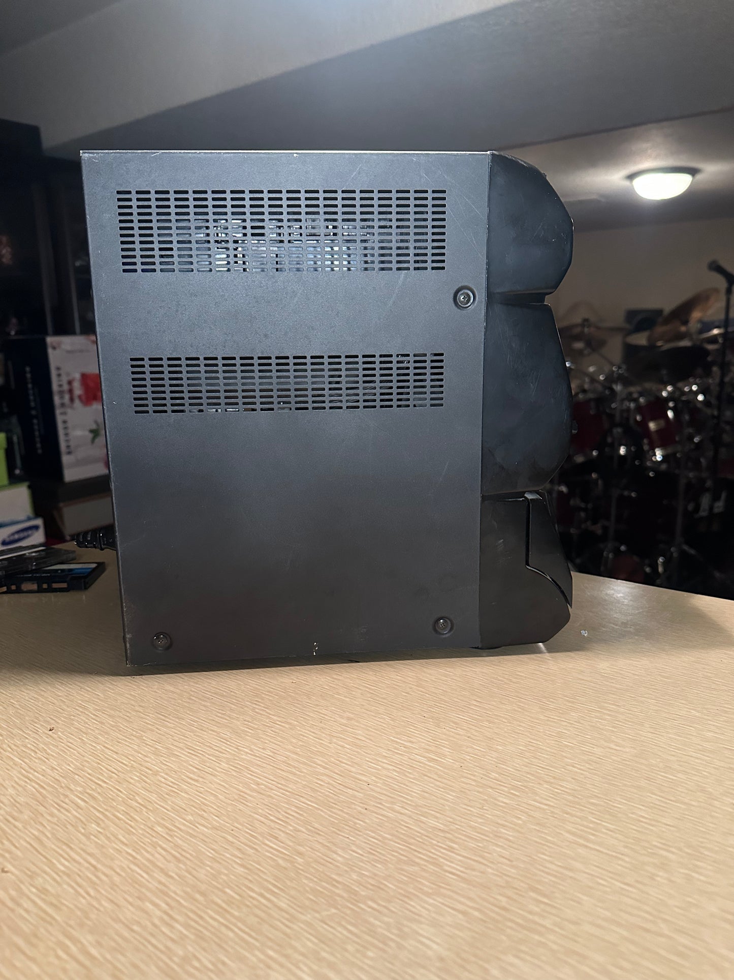 Panasonic Radio Stereo System Boombox SA-AK40 5 CD Changer dual Tape Only Works