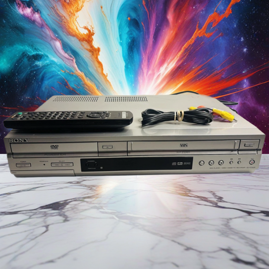 VINTAGE Sony VCR DVD Combo Player Recorder SLV-D350P Hi-Fi 4 Head VHS  w/Remote
