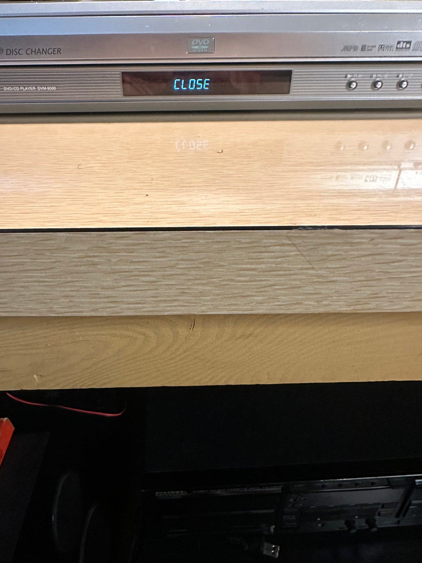 AKAI DVM-9500 5 Disc Changer CD/ DVD Player  Tested Fully Working Very Rare🔥