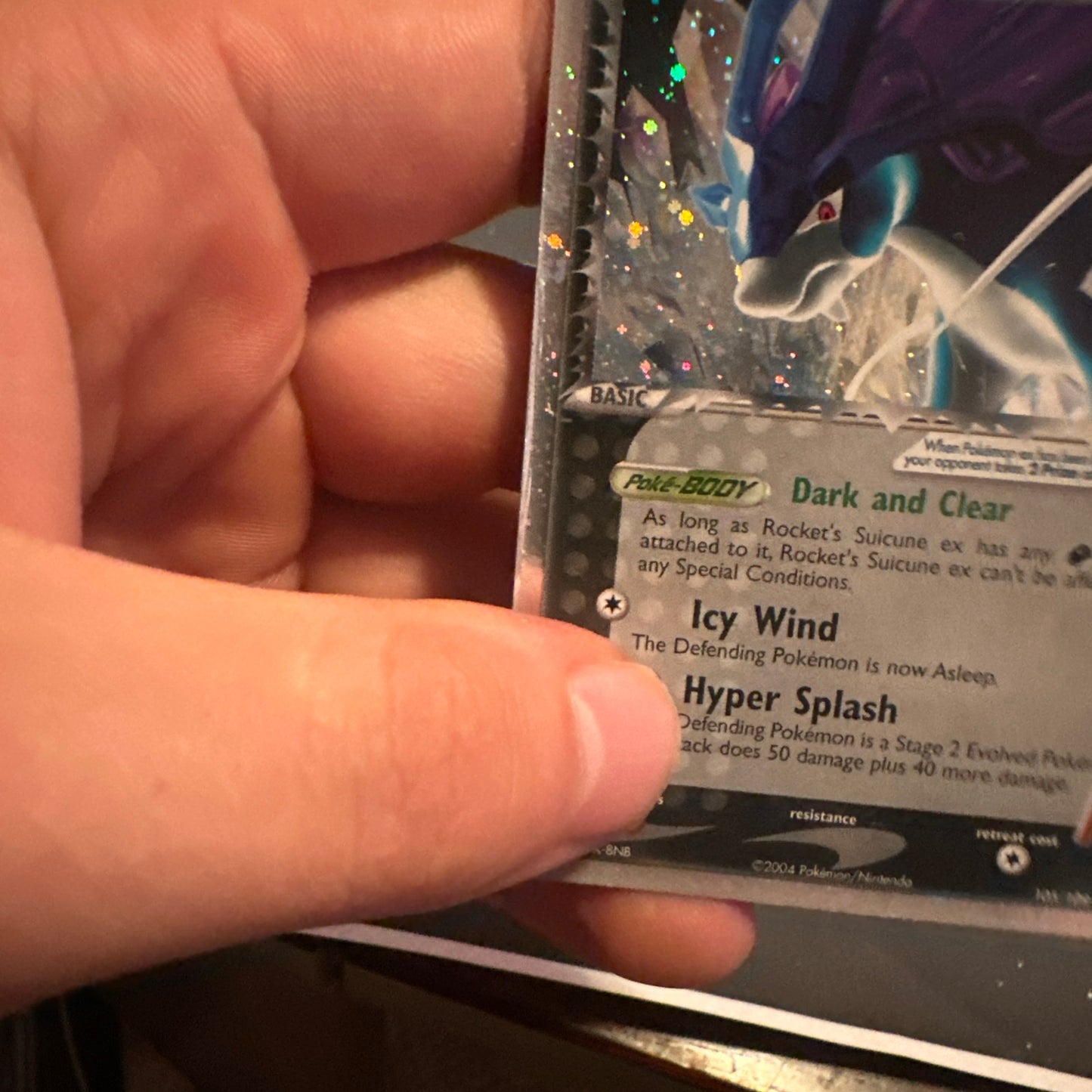 Rocket's Suicune ex 105/109 Team Rocket Returns Holo Ultra Rare Pokemon TCG