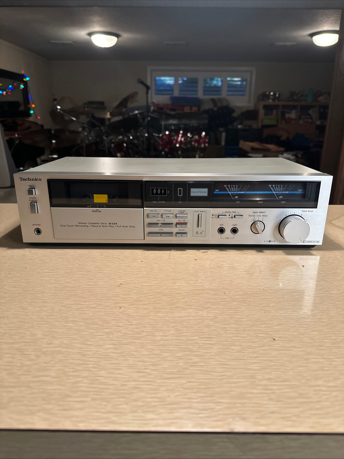 Technics RS-M224 Dolby B&C Cassette Deck - Fully Serviced - Works & Sounds Great