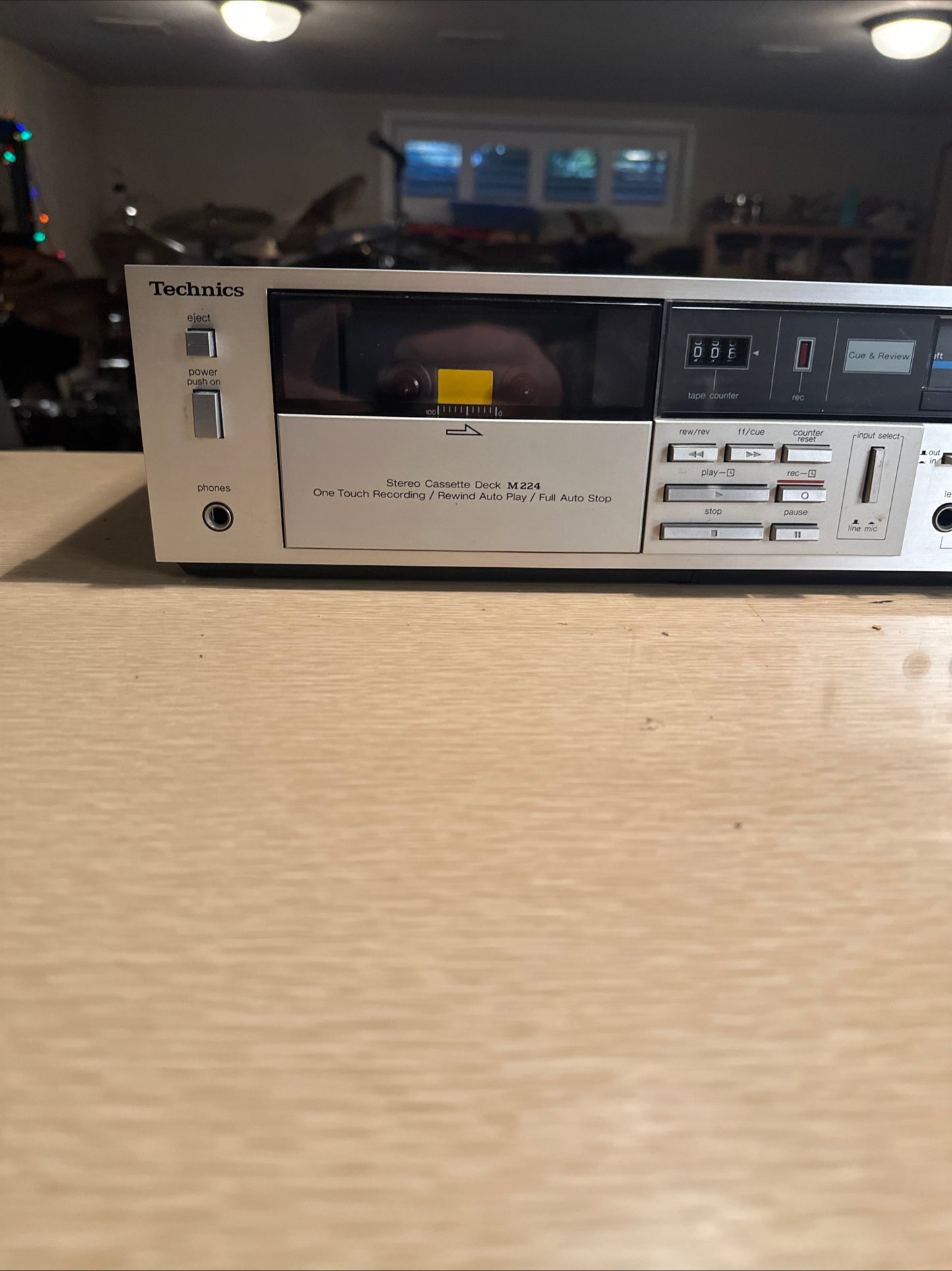Technics RS-M224 Dolby B&C Cassette Deck - Fully Serviced - Works & Sounds Great