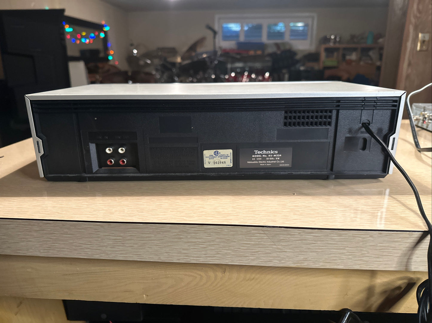 Technics RS-M224 Dolby B&C Cassette Deck - Fully Serviced - Works & Sounds Great