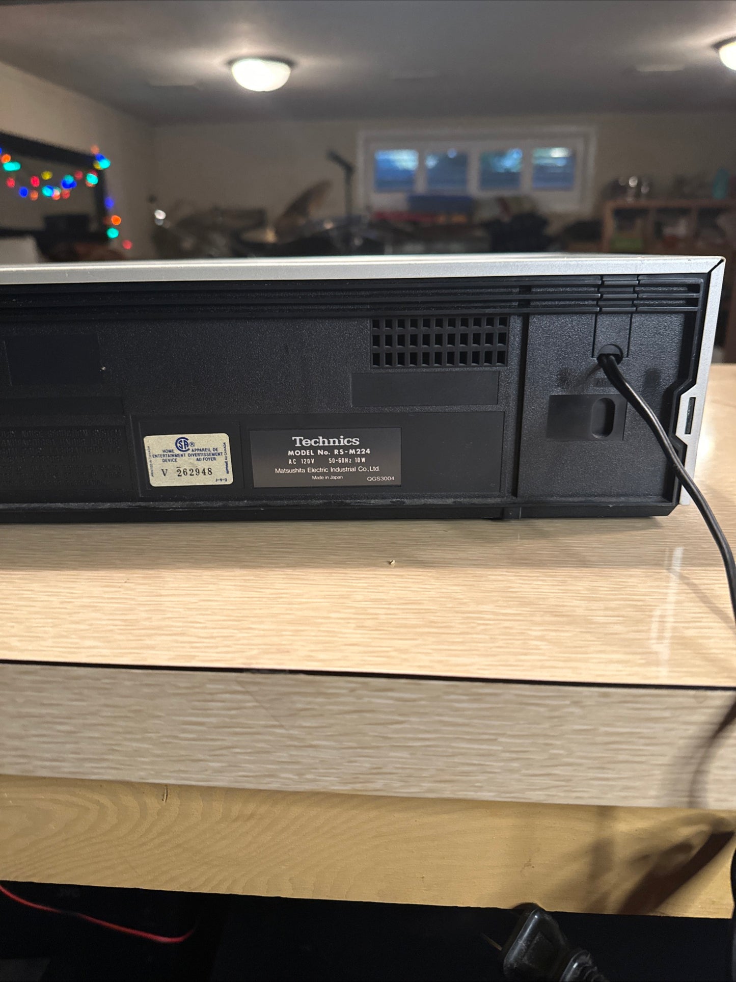 Technics RS-M224 Dolby B&C Cassette Deck - Fully Serviced - Works & Sounds Great