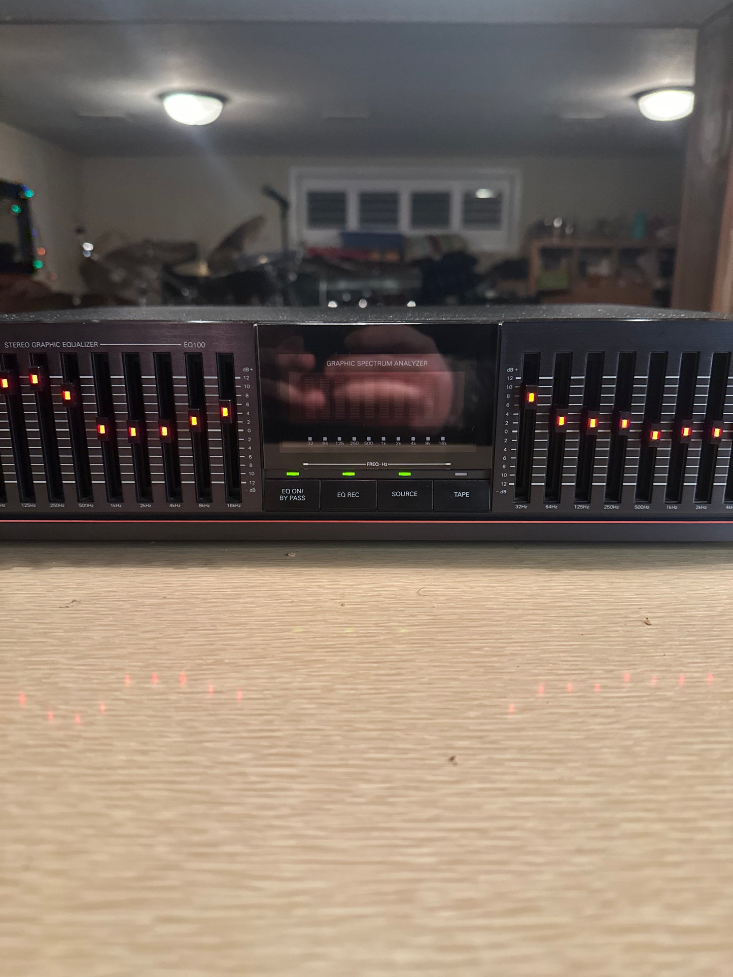 Vintage Nikko EQ100 Stereo Graphic Equalizer 10 Band Fully Serviced Rare