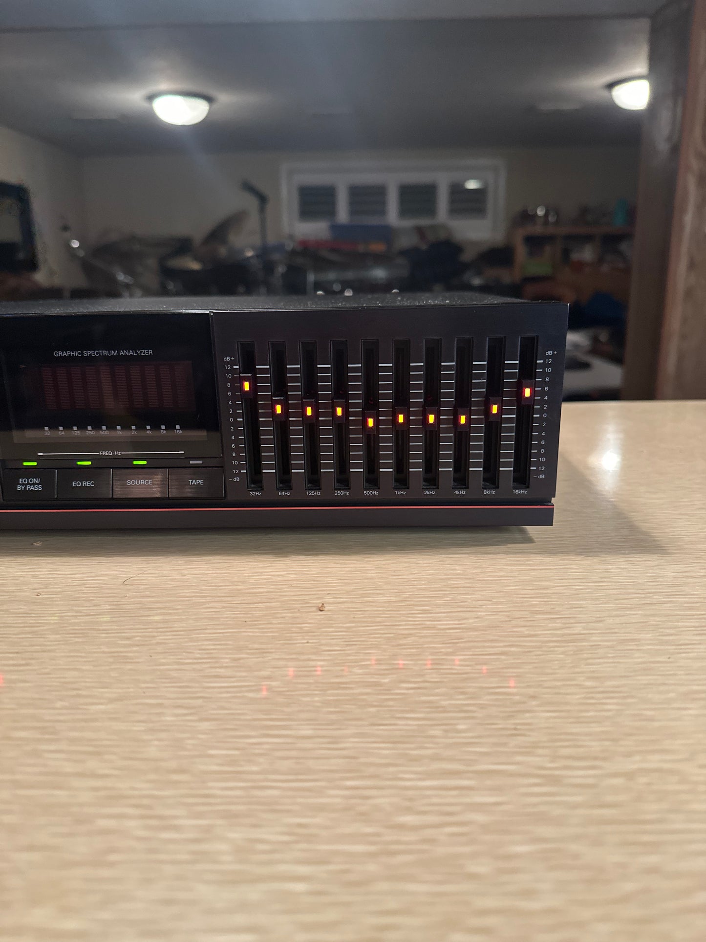 Vintage Nikko EQ100 Stereo Graphic Equalizer 10 Band Fully Serviced Rare