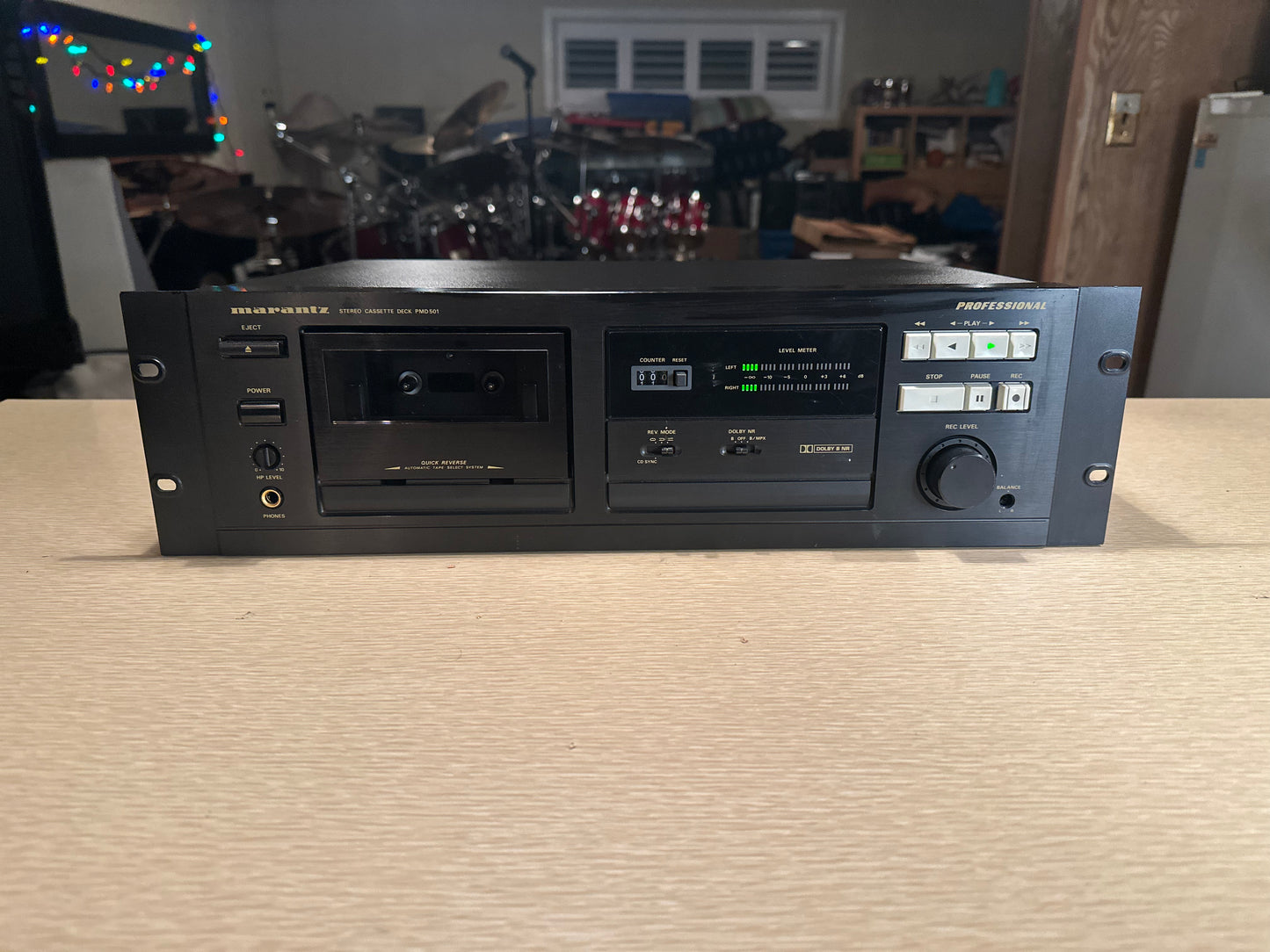 Vintage Marantz PMD501U PMD-501 Professional Stereo Cassette Deck Fully Serviced