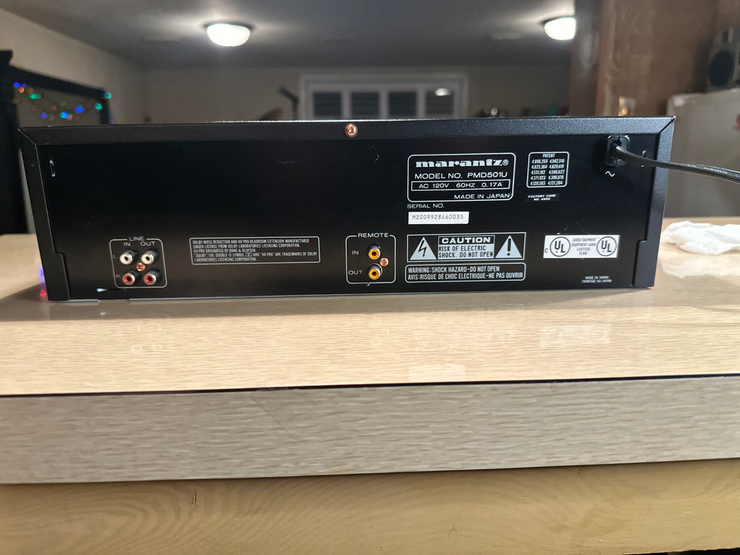 Vintage Marantz PMD501U PMD-501 Professional Stereo Cassette Deck Fully Serviced