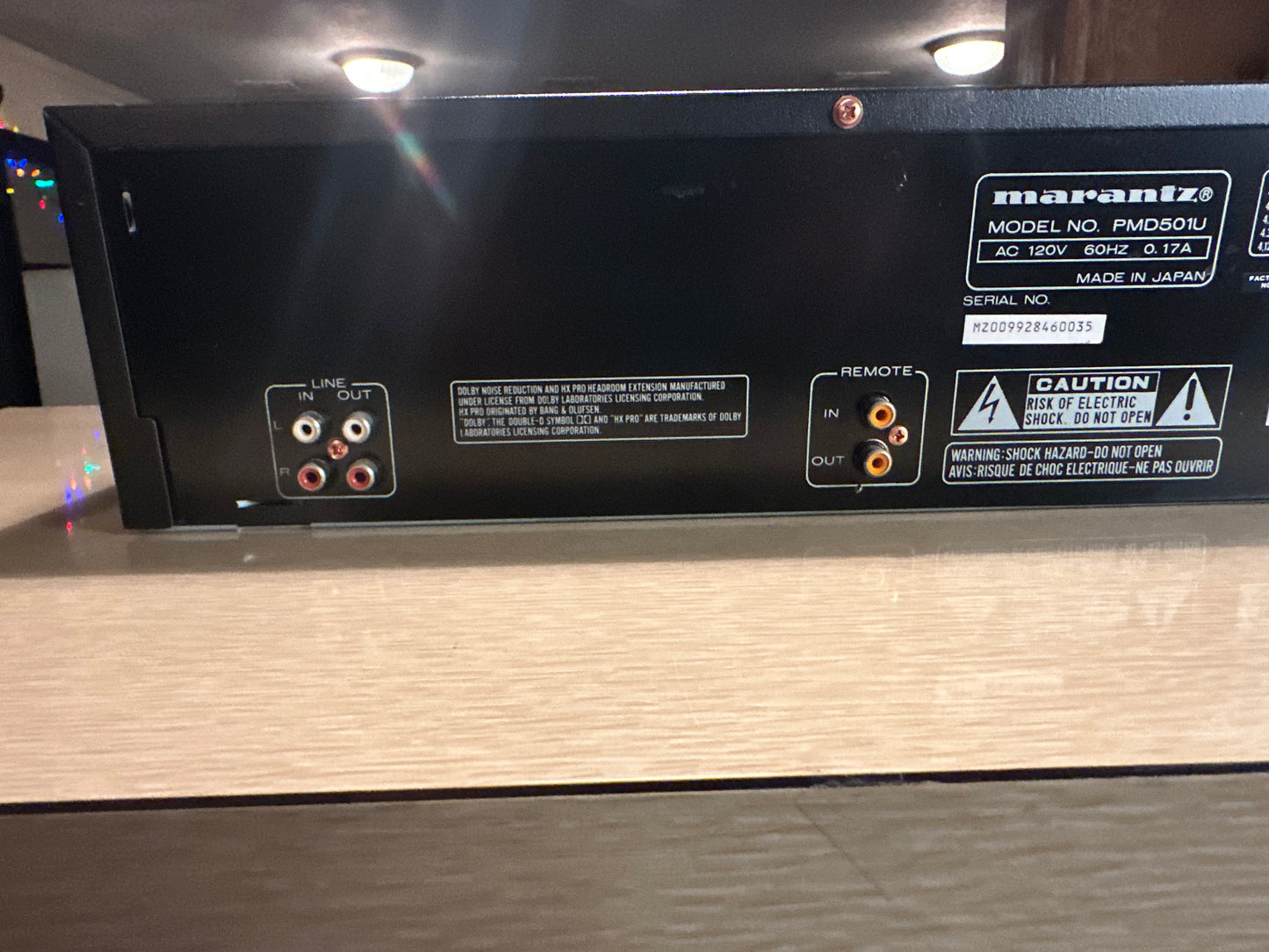 Vintage Marantz PMD501U PMD-501 Professional Stereo Cassette Deck Fully Serviced