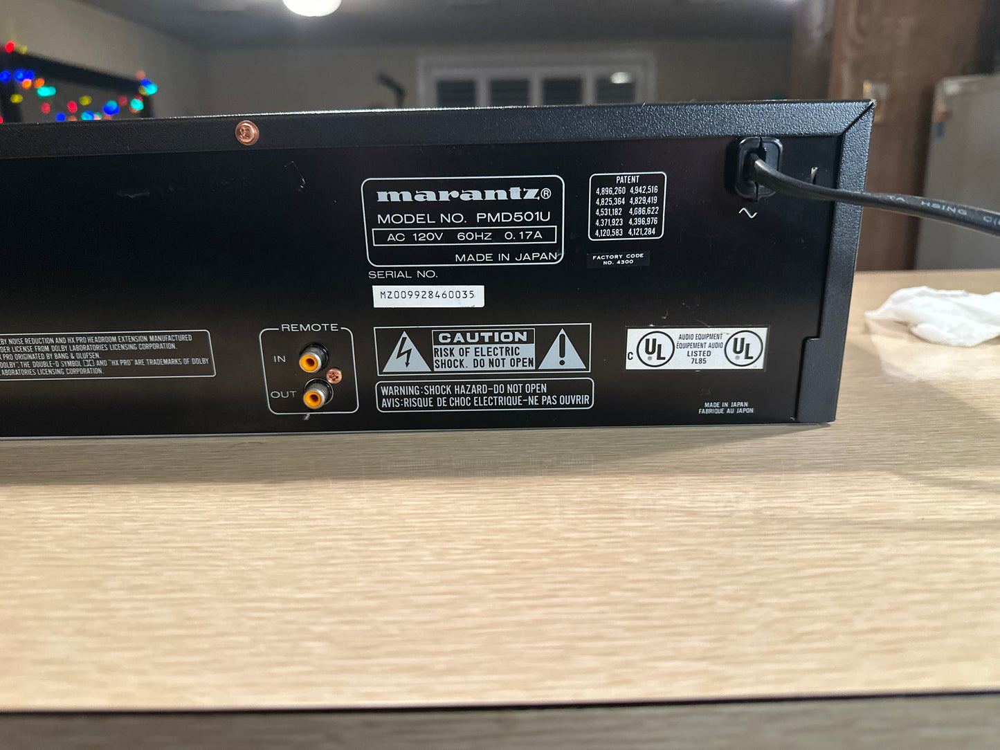 Vintage Marantz PMD501U PMD-501 Professional Stereo Cassette Deck Fully Serviced