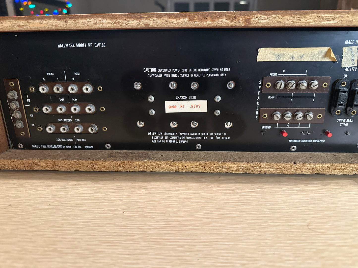 Hallmark QW160 Quadraphonic Receiver Fully Serviced Extremely Rare 🔥