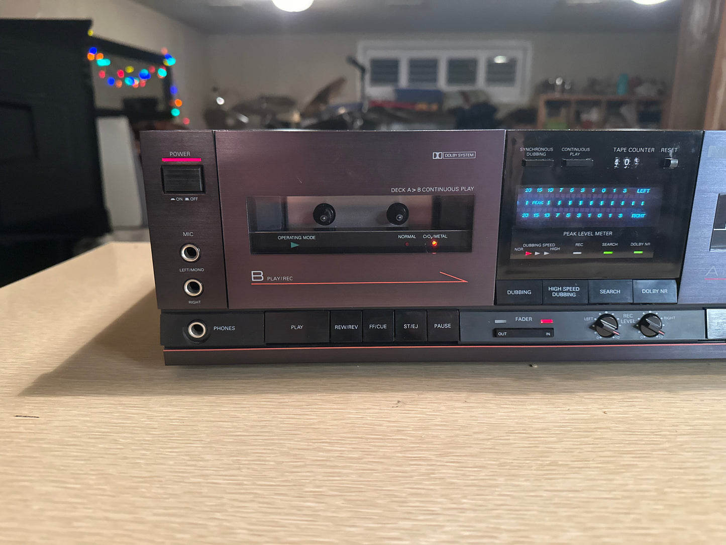 Nikko ND-100 W Stereo Double Cassette Deck High End Fully Serviced Rare