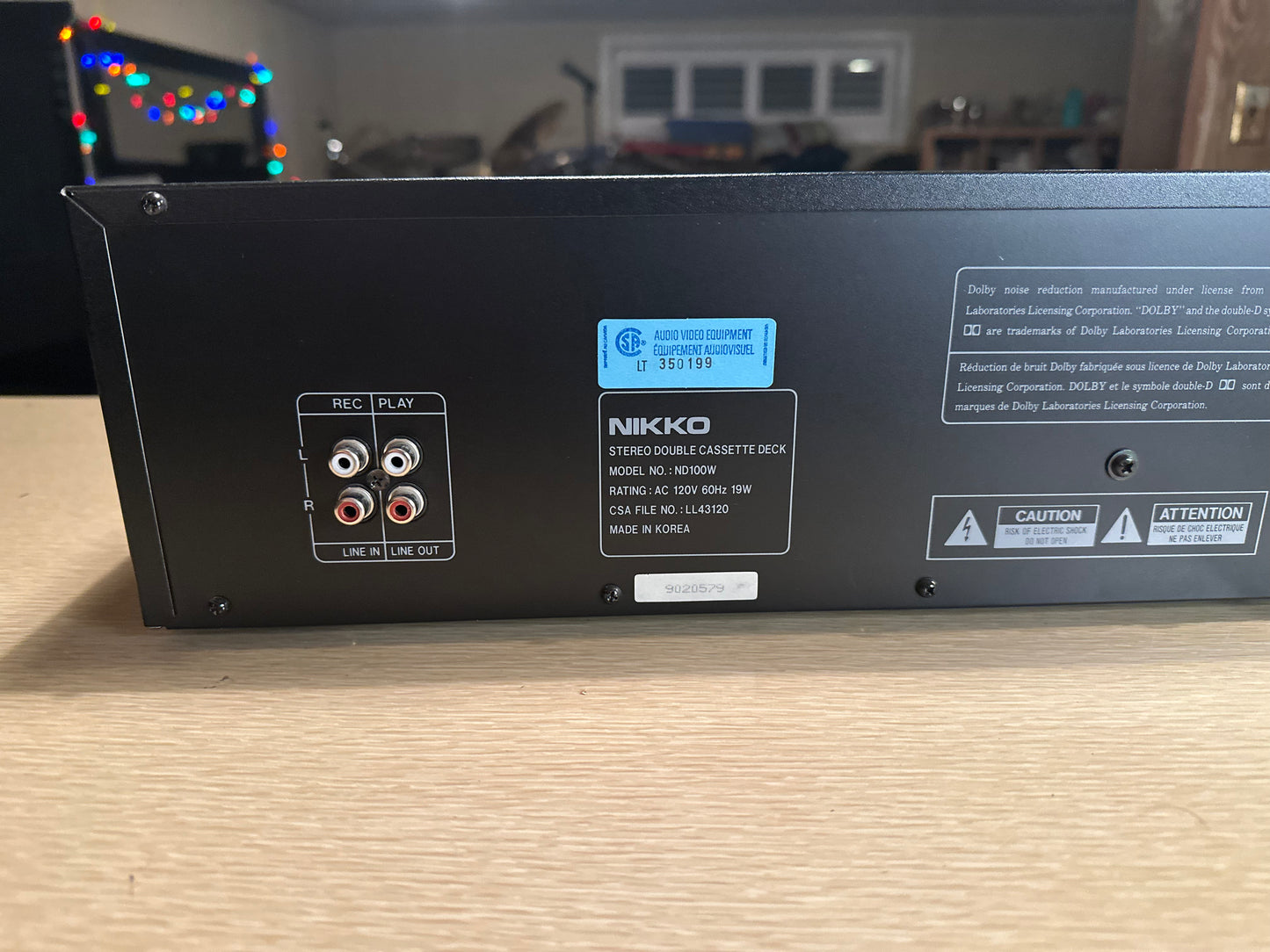 Nikko ND-100 W Stereo Double Cassette Deck High End Fully Serviced Rare